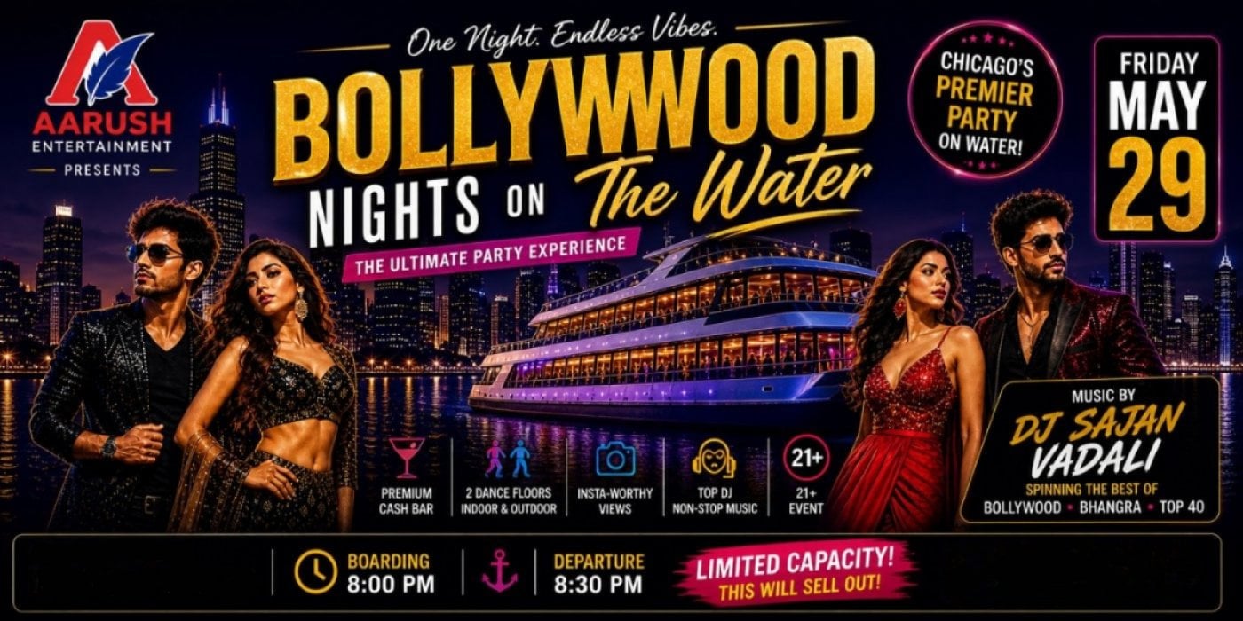 Bollywood cruise party Chicago