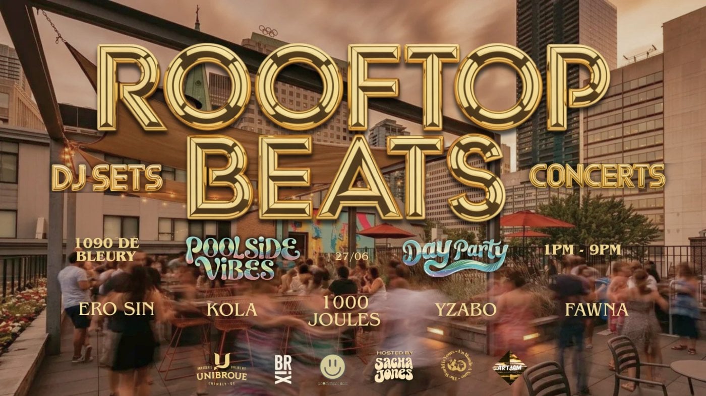 Rooftop Beats: Concerts & DJ sets x Poolside Day Party