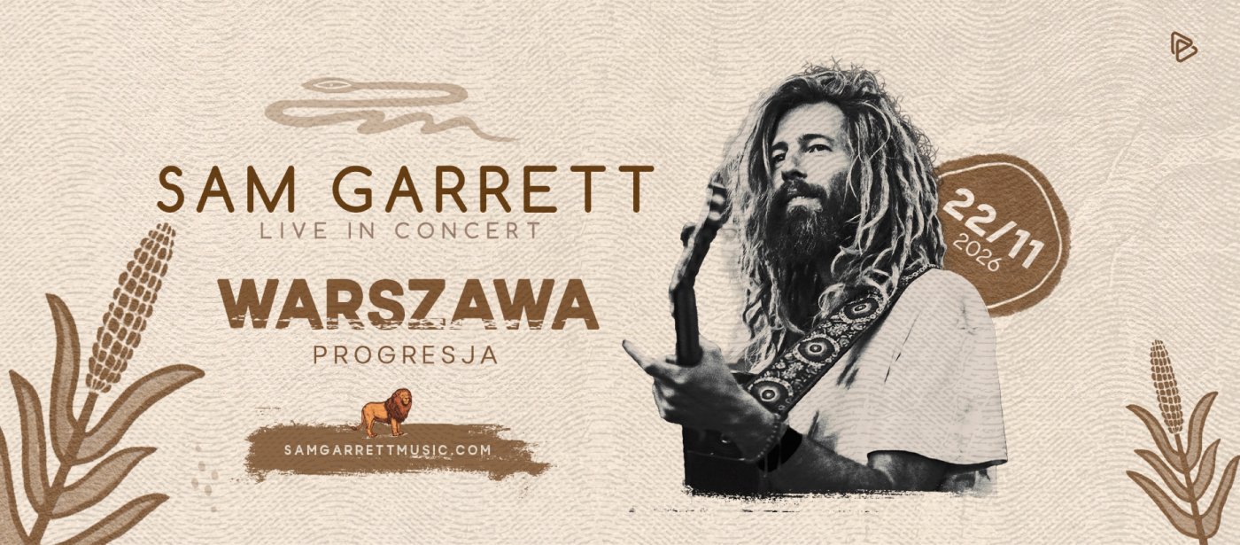 SAM GARRETT Live in Warsaw, Progresja, Warsaw, 22 November 2026 | AllEvents
