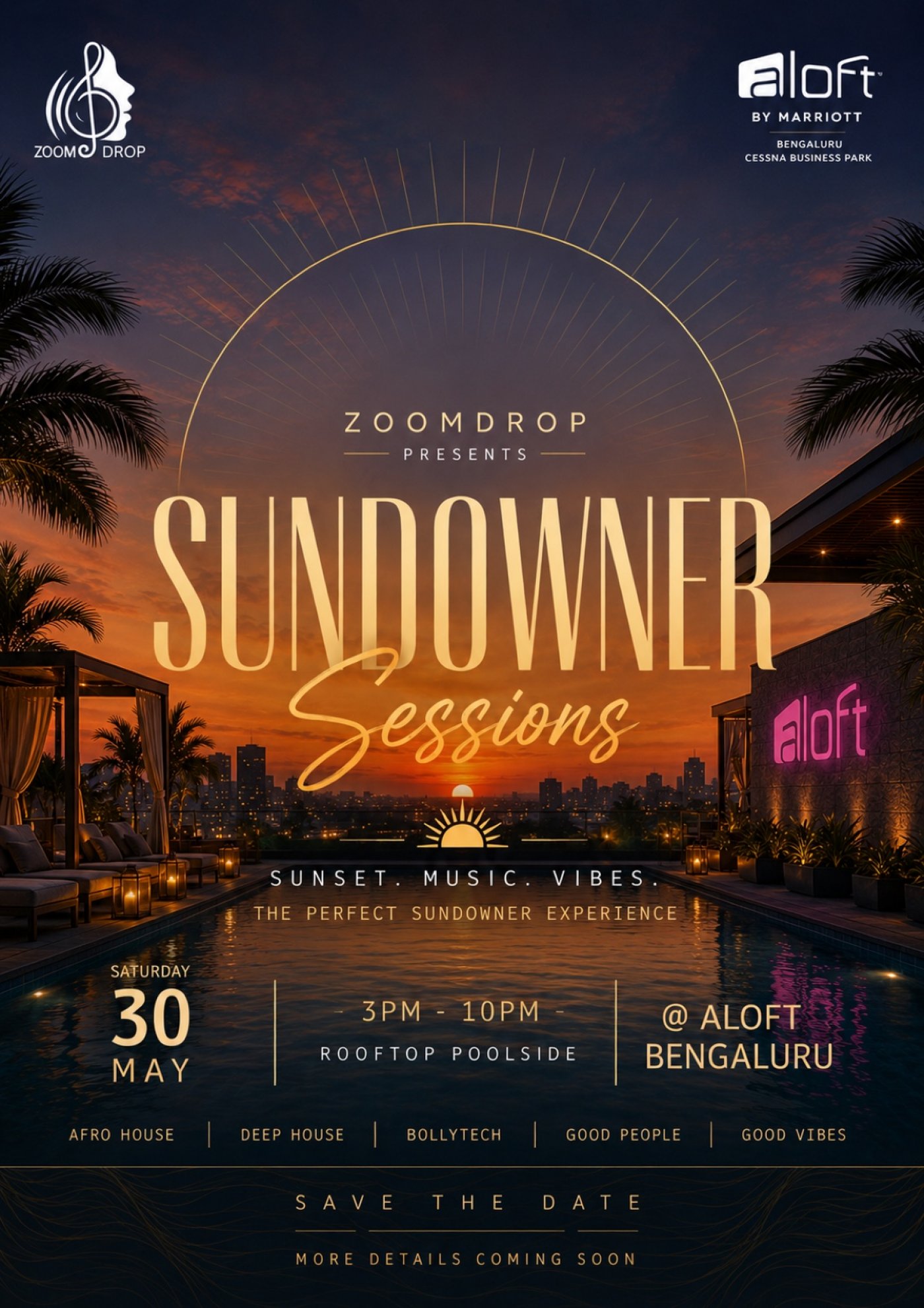 Sundowner Sessions @ Aloft Bengaluru – Things to Do in Bangalore ...