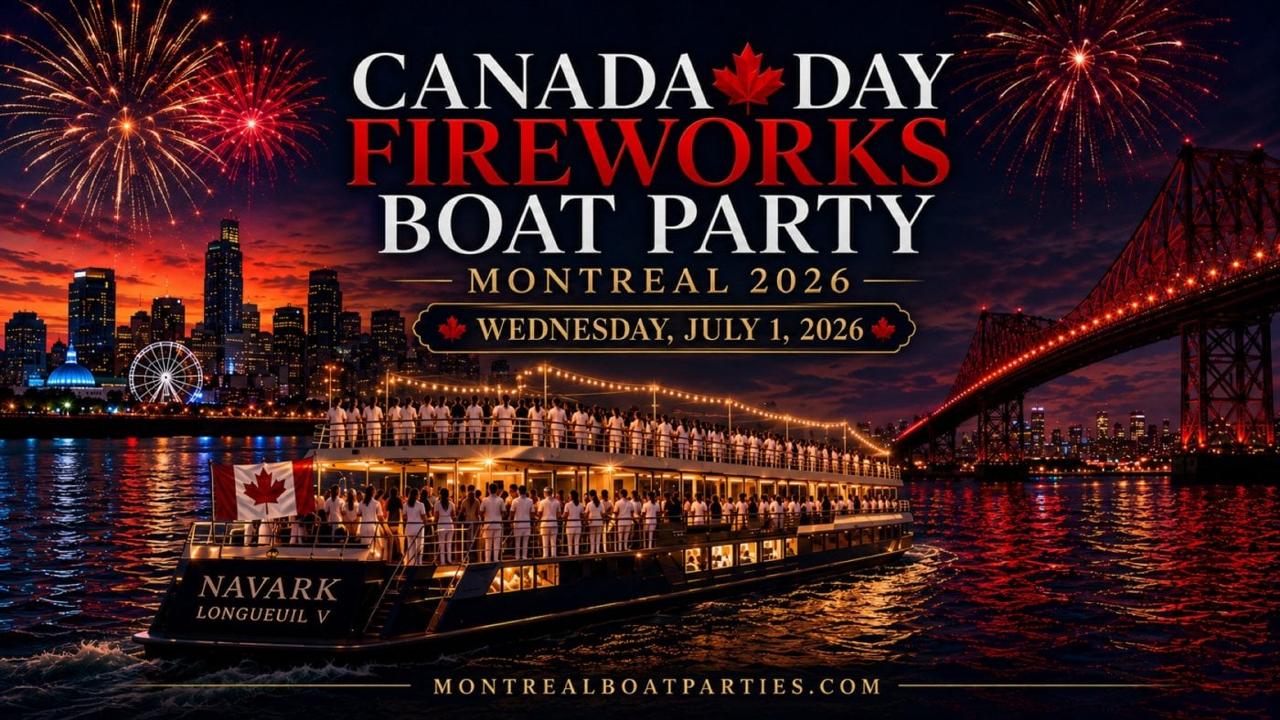 CANADA DAY FIREWORKS BOAT PARTY MONTREAL 2026