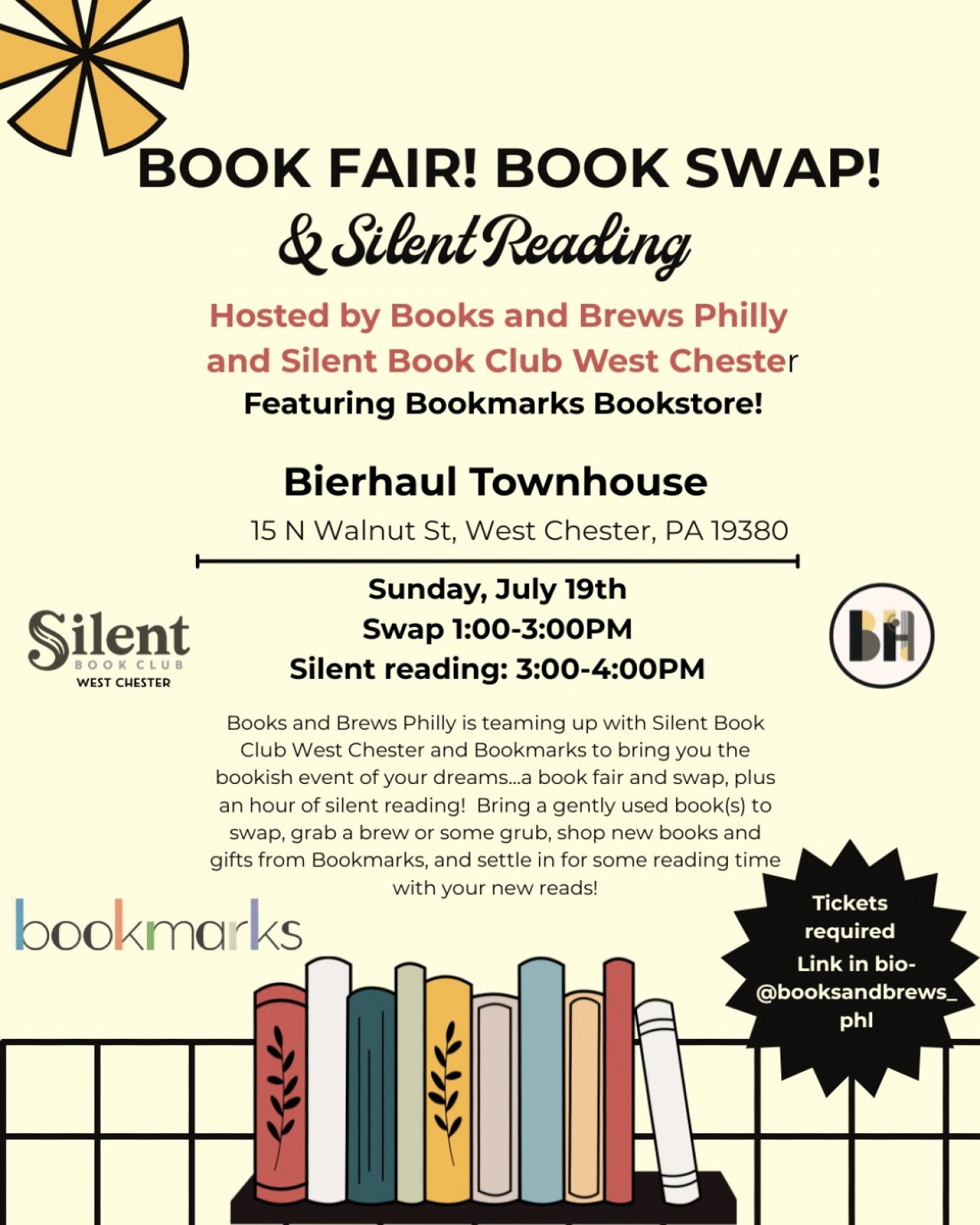 Books, Brews and Silent Reading..Shhh!