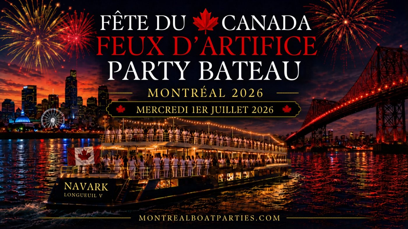 FÊTE DU CANADA FEUX D’ARTIFICE BATEAU MONTRÉAL 2026