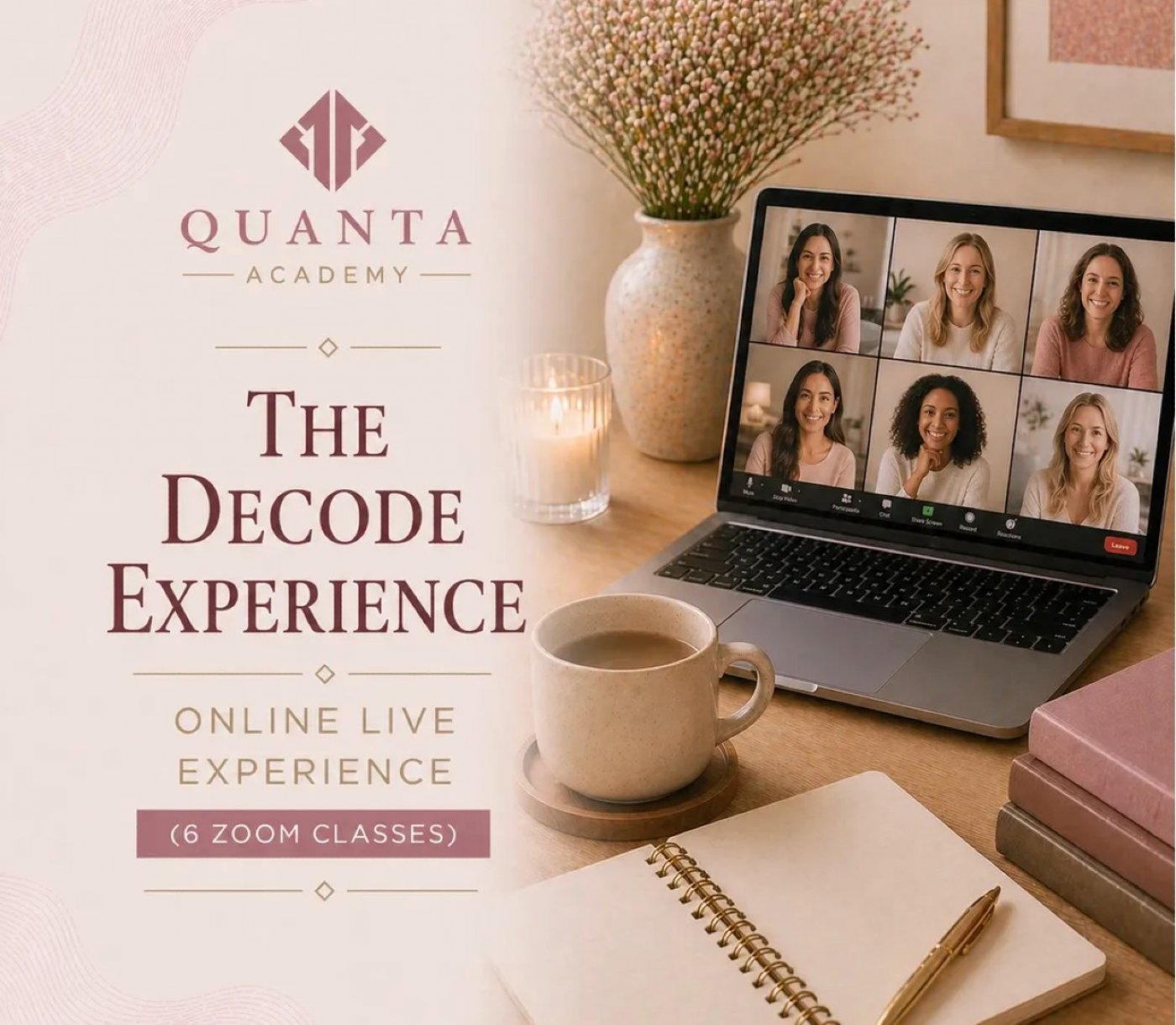 THE DECODE EXPERIENCE ONLINE LIVE EXPERIENCE (6 CLASSES) OCT 2026