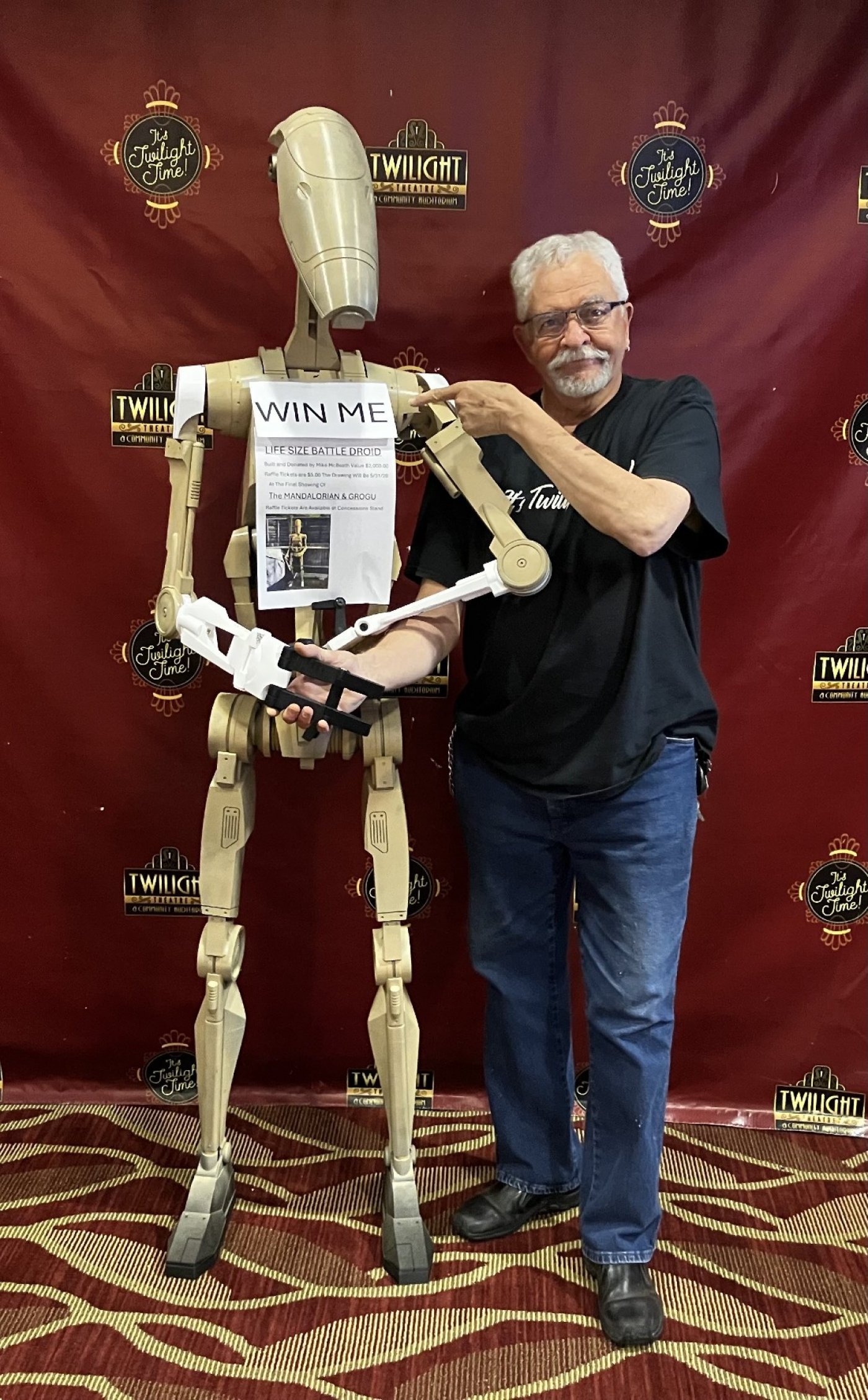 Twilight STAR WARS BATTLE DROID RAFFLE DRAWING, Twilight Theatre ...