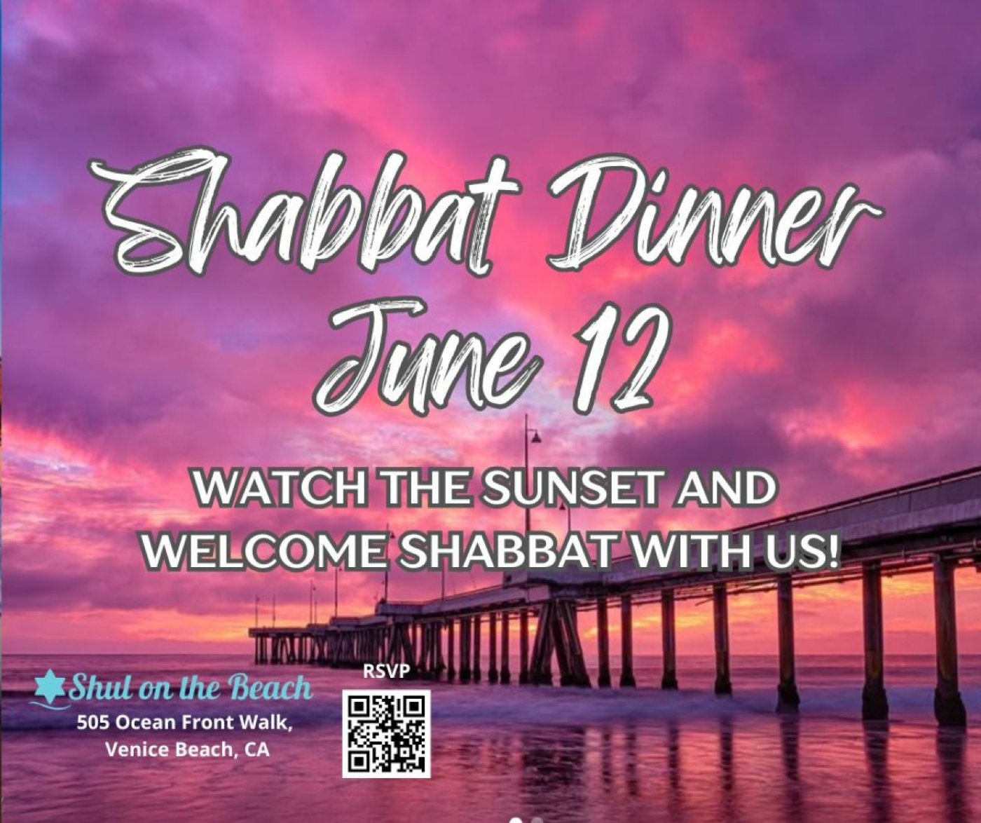 Shabbat Dinner at the Beach