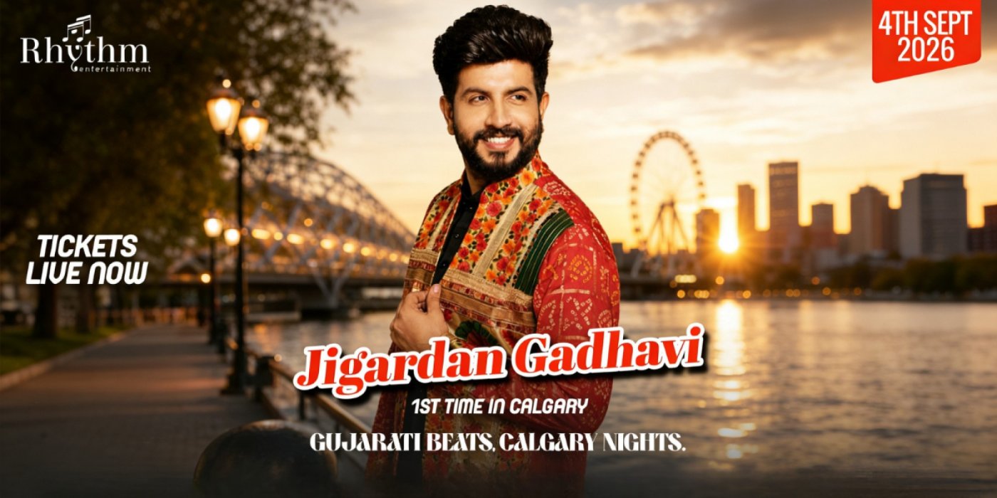 Vhalam – Navratri 2026 with Jigardan Gadhavi Live in Calgary