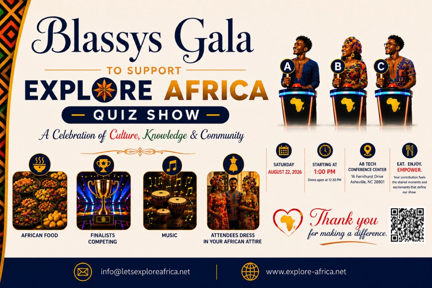 Blassys Gala For Explore Africa Quiz Show