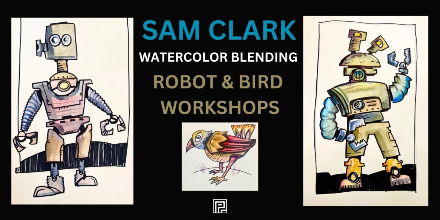 Sam Clark Watercolor Workshop June