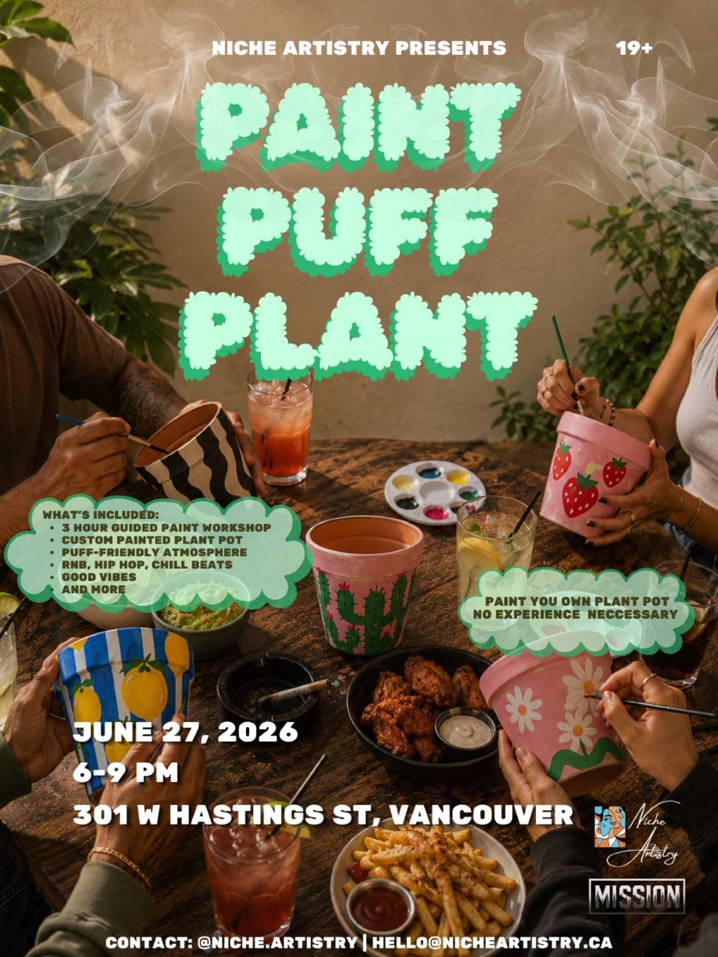 Paint, Puff, Plant