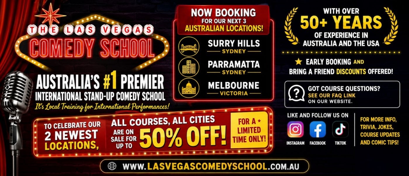 Las Vegas International school of Stand-up Comedy Surry Hills