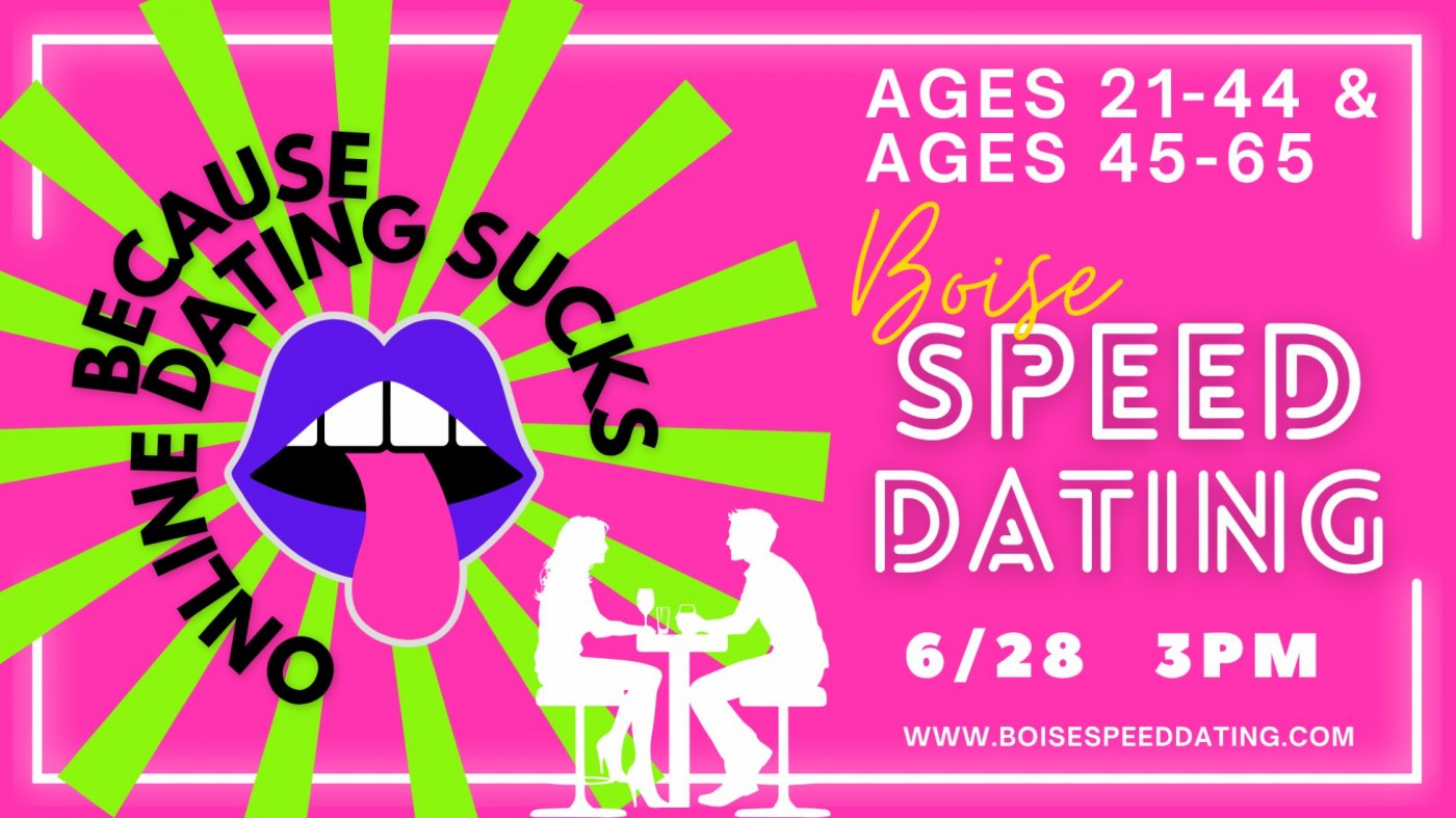 🩷 Boise Speed Dating @ The Warehouse Food Hall Ages 21–44 & 45–65