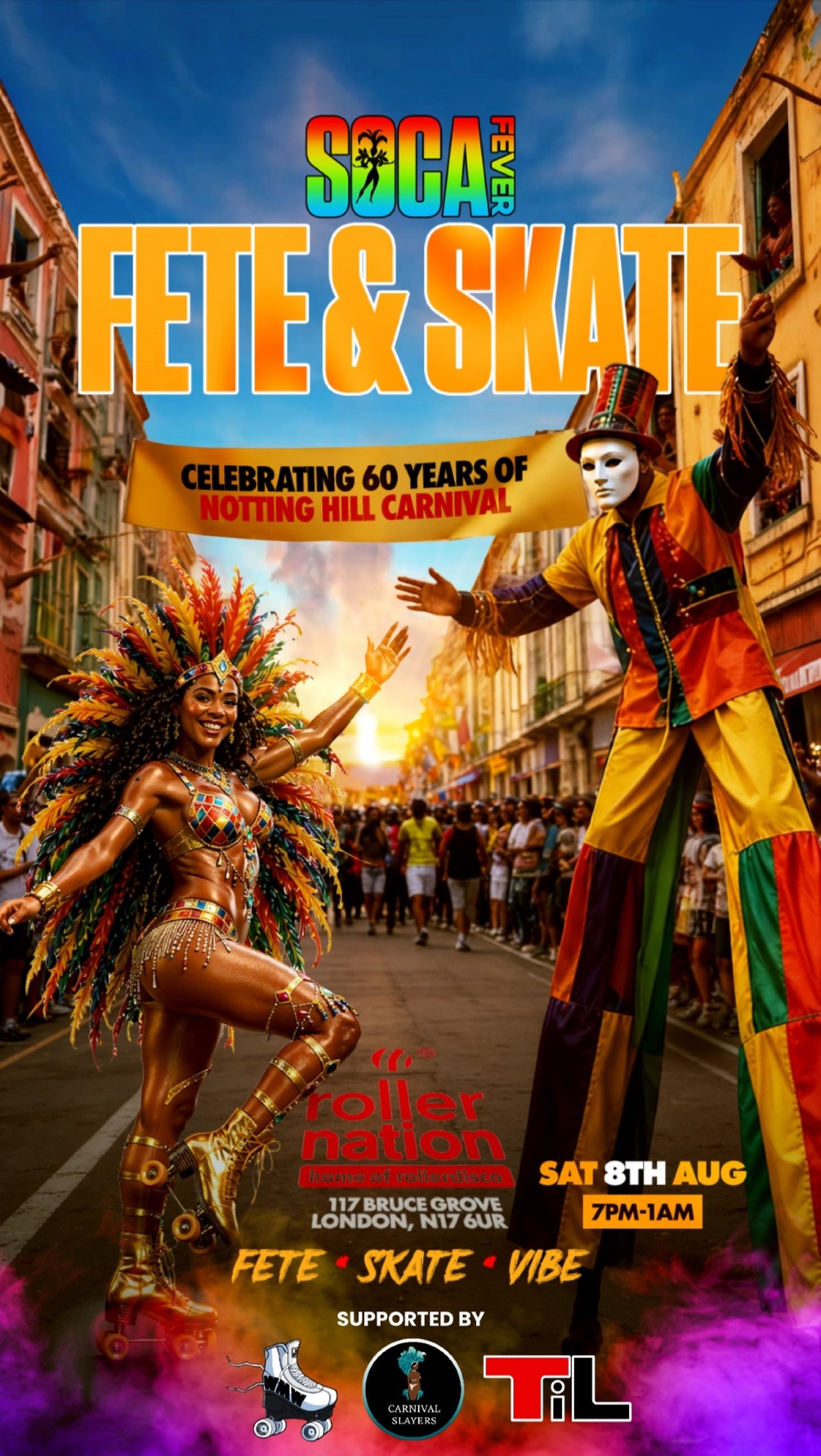 Soca Fever Fete & Skate