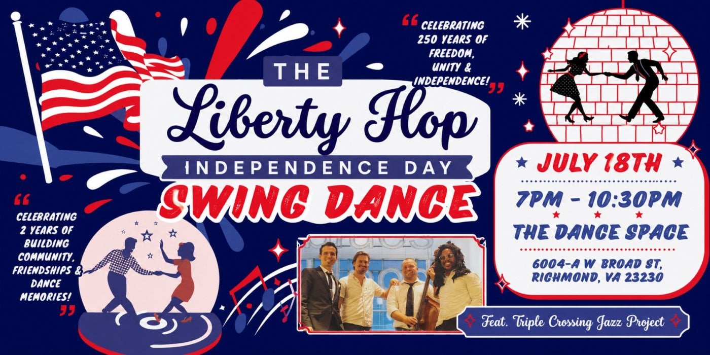 The Liberty Hop: Red, White, and Blue Swing Dance feat. Triple Crossing Jazz Project