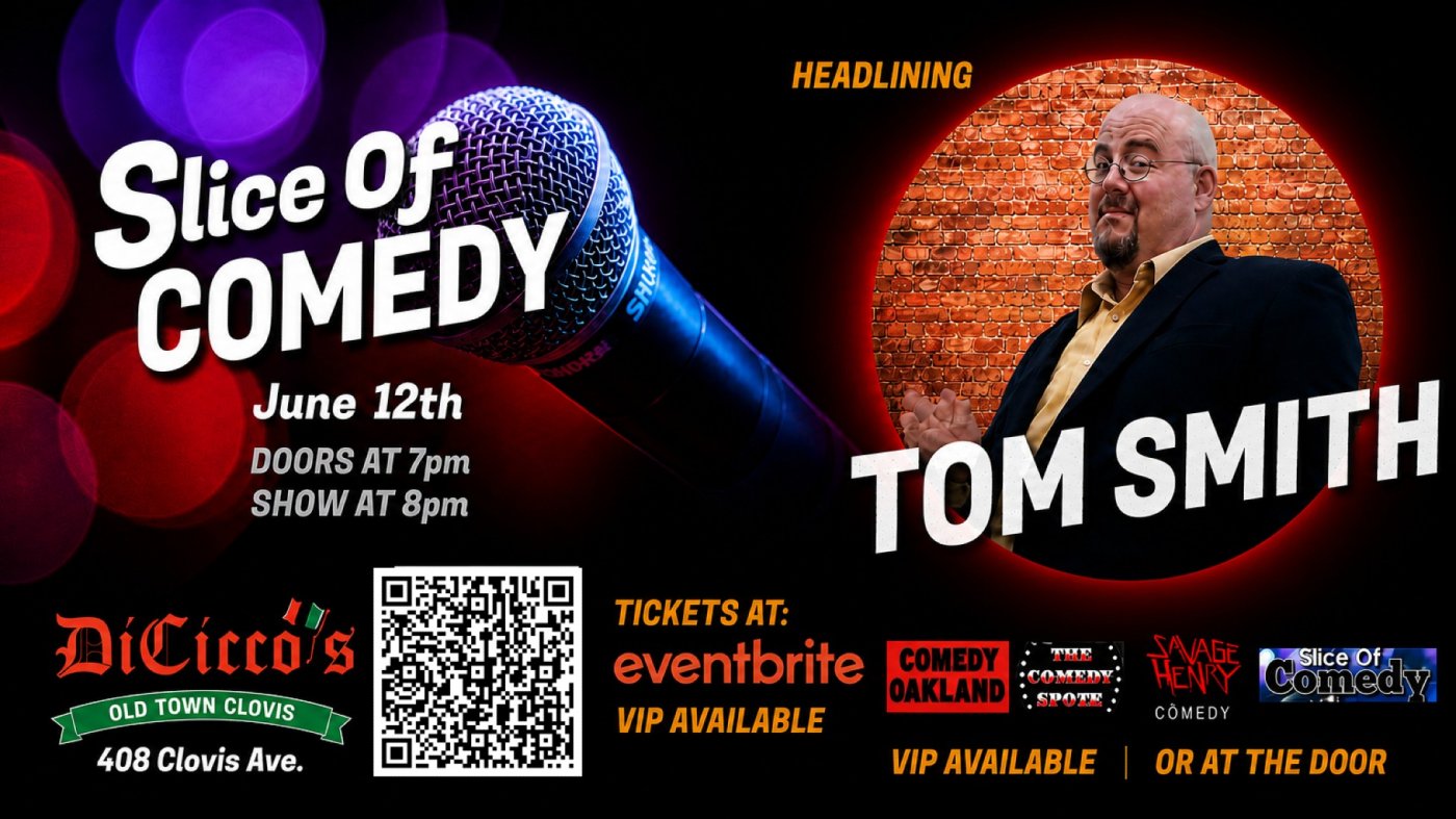 Slice of Comedy Headlining Tom Smith