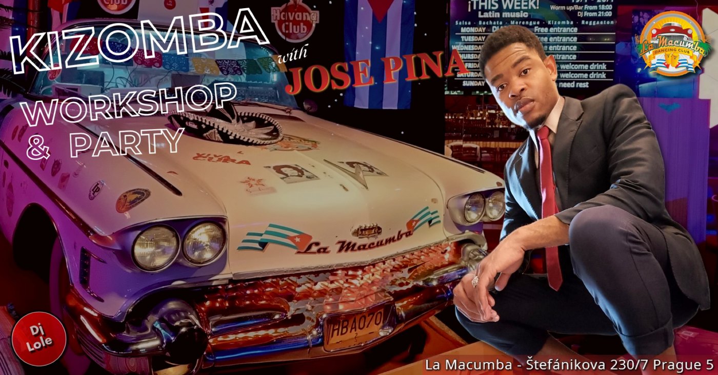 Kizomba workshop &amp; party with José Pina &amp; Dj Lole ✨ — La Macumba Music Latino bar, Praha