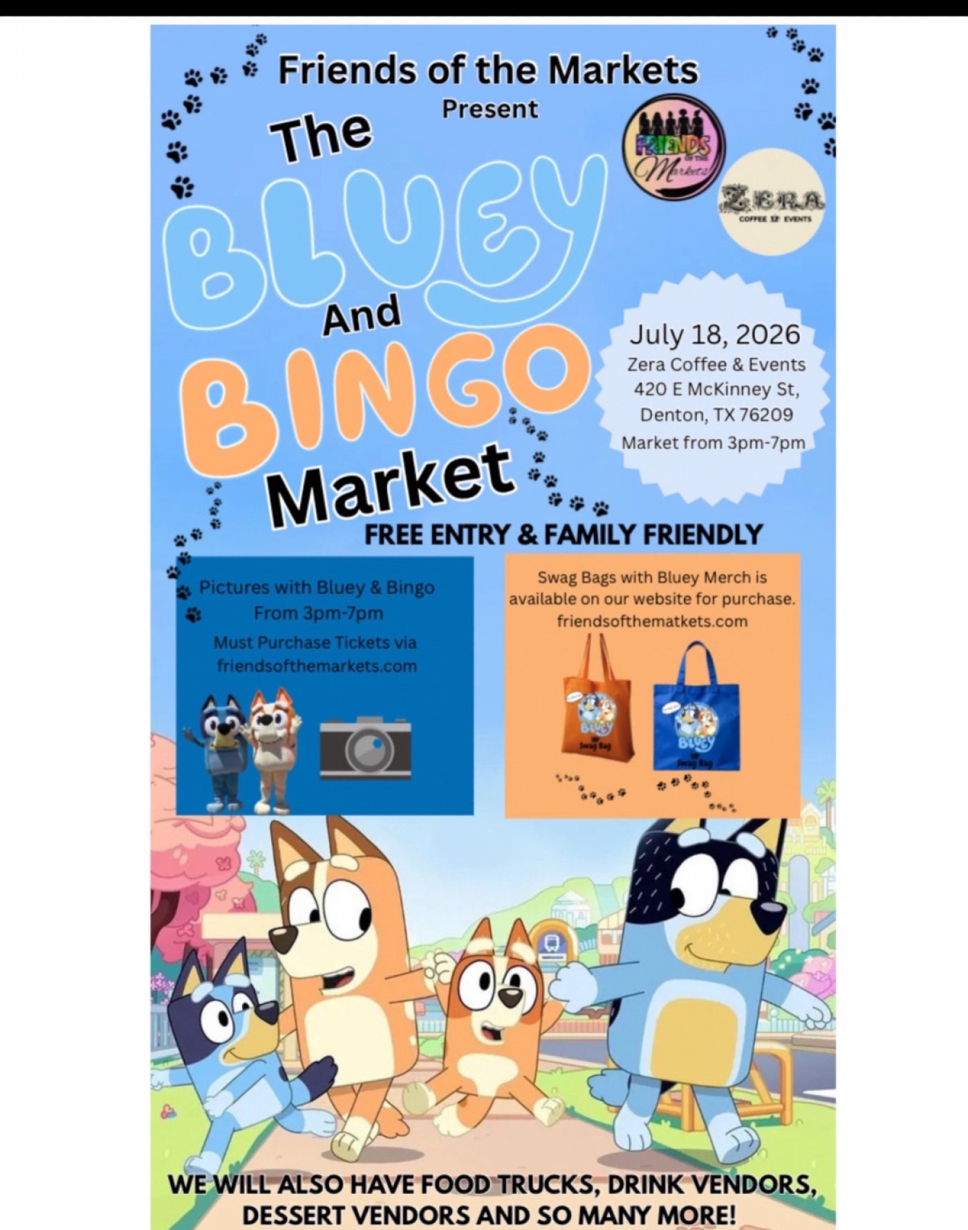 Bluey & Bingo Market