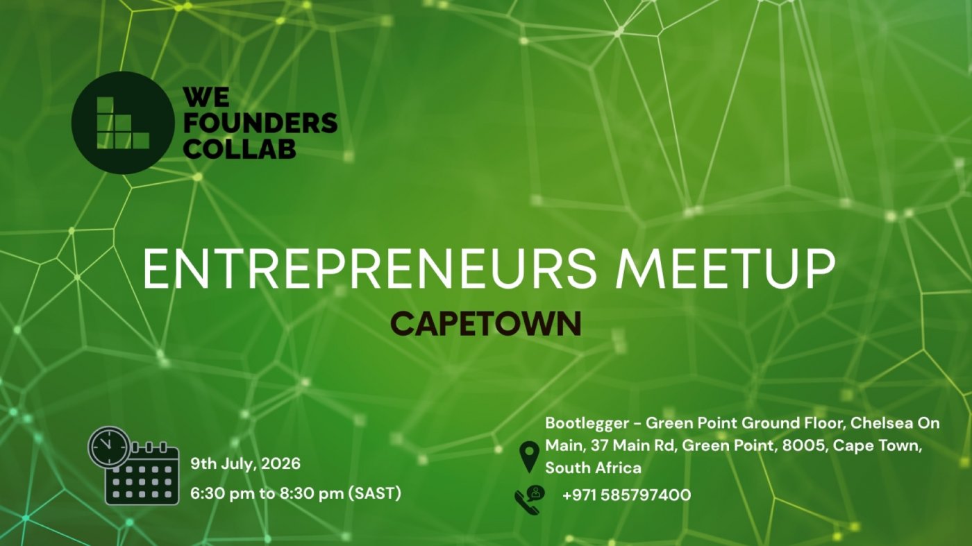 Entrepreneurs Meetup by We Founders Collab Cape Town 2026