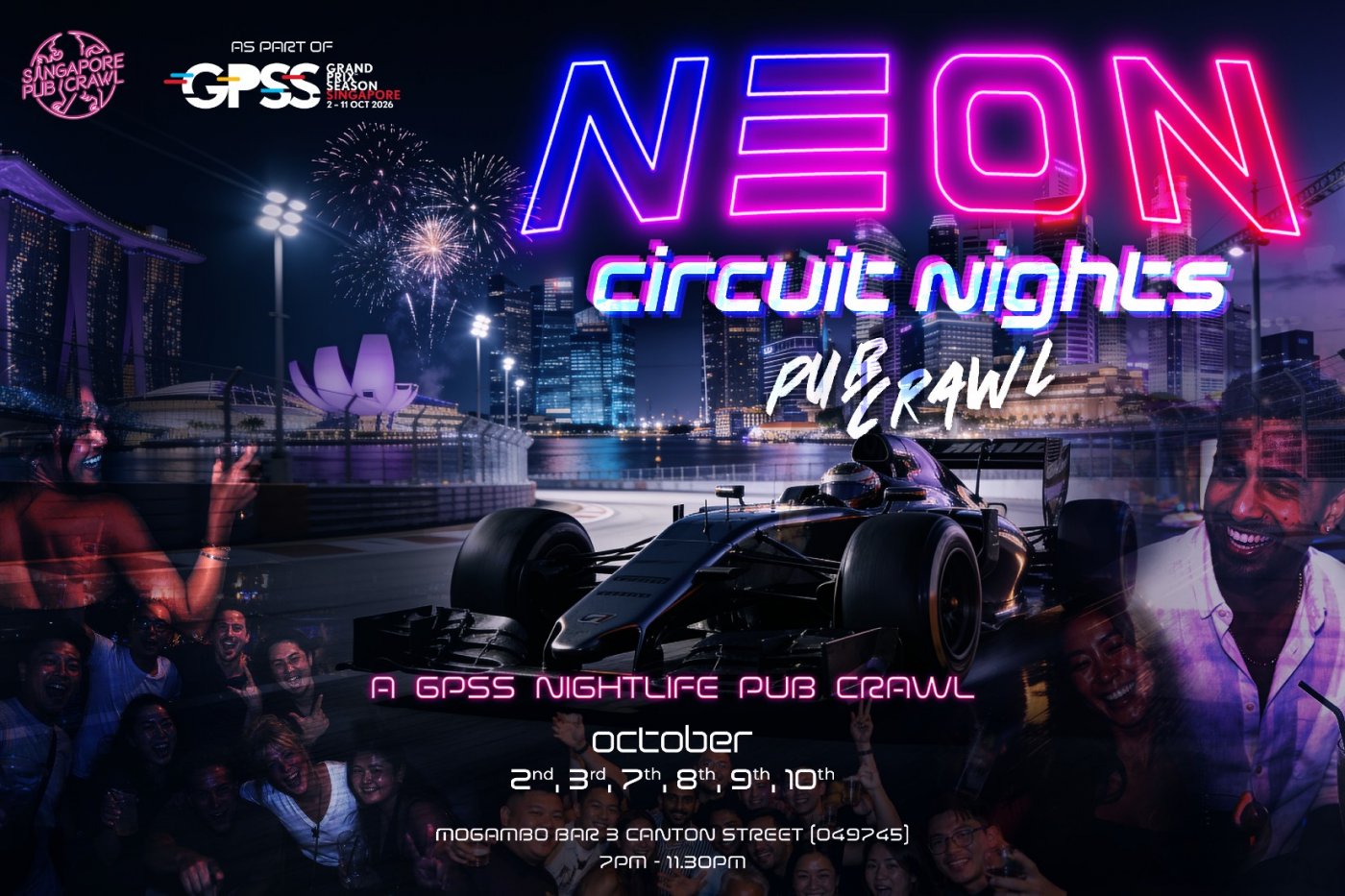 GPSS Neon Lights Pub Crawl 2026