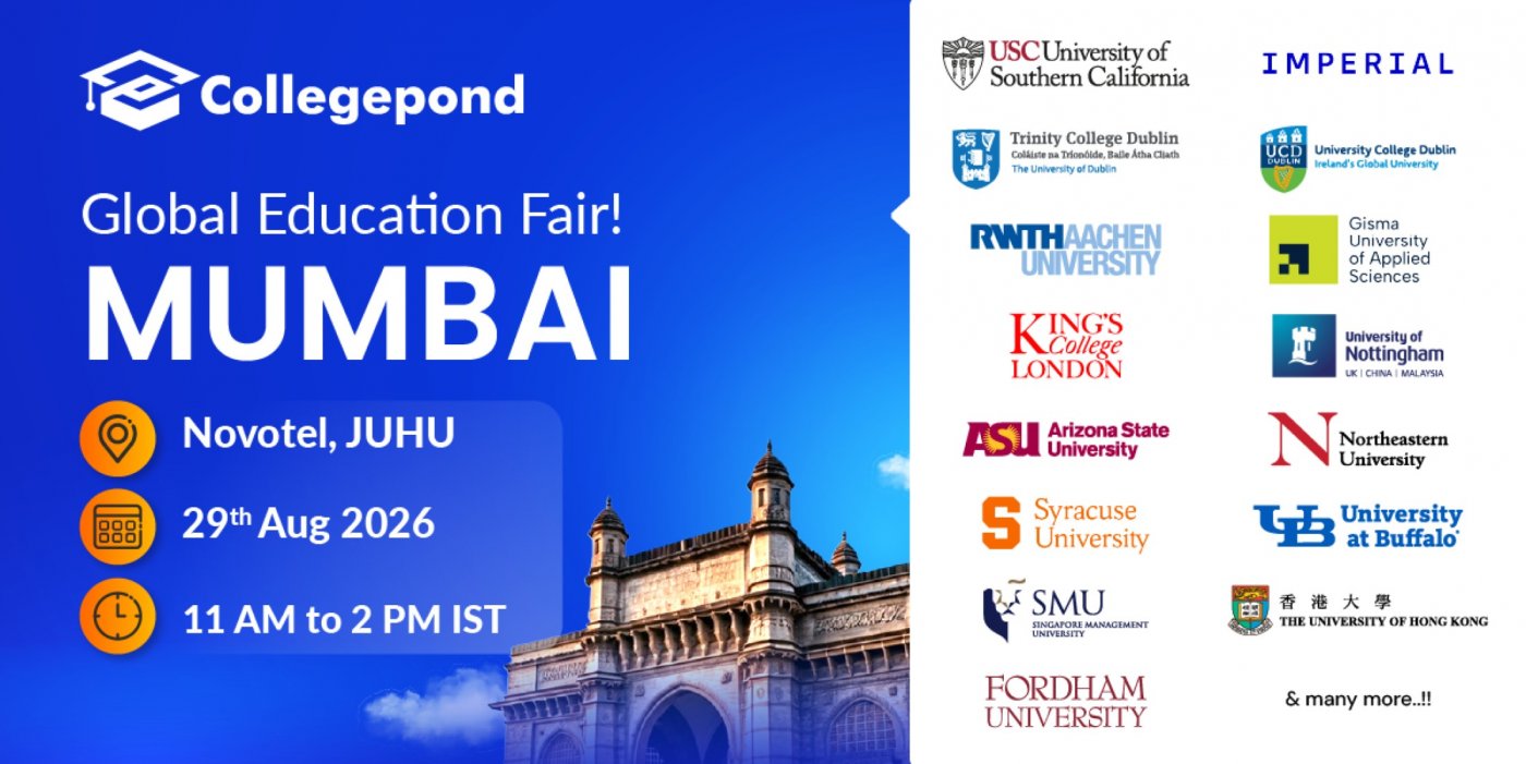 Collegepond's Global Education Fair - Mumbai 2026