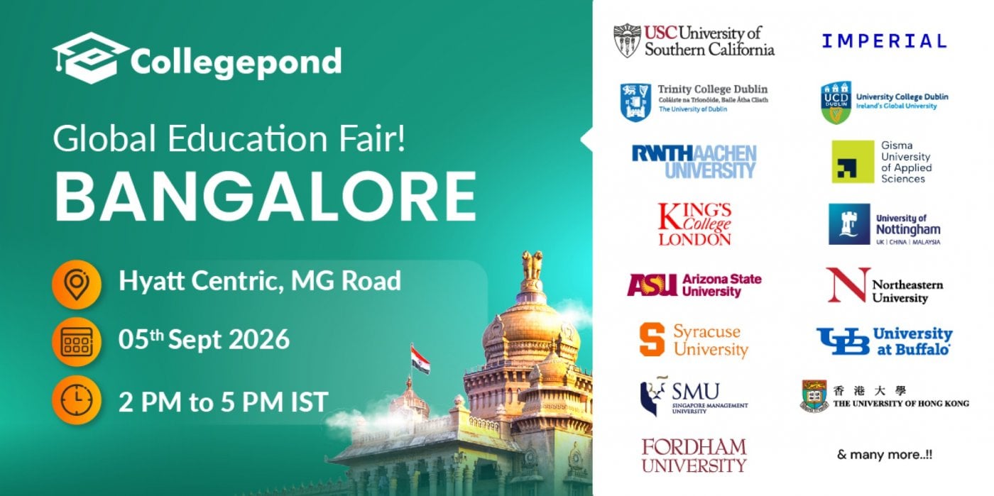 Collegepond's Global Education Fair - Bangalore 2026