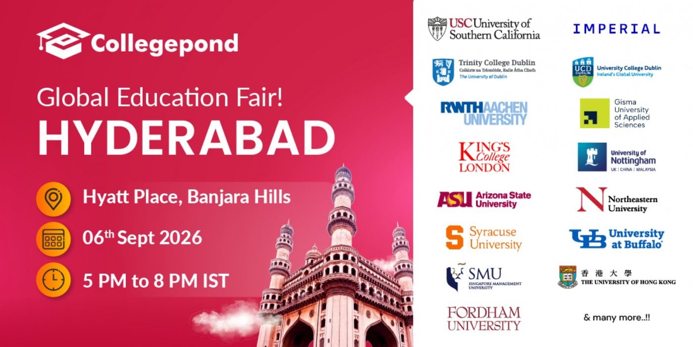 Collegepond's Global Education Fair - Hyderabad 2026