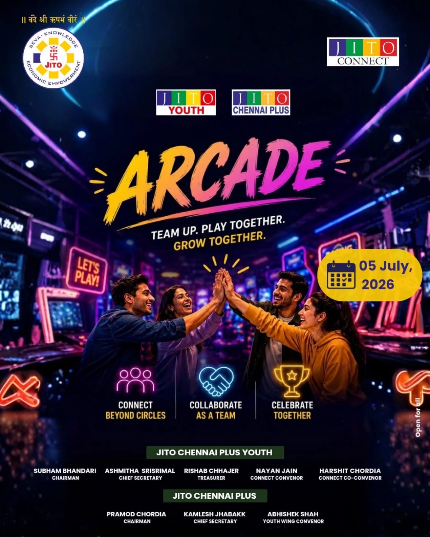 Arcade - Team Up, Play together , Grow together