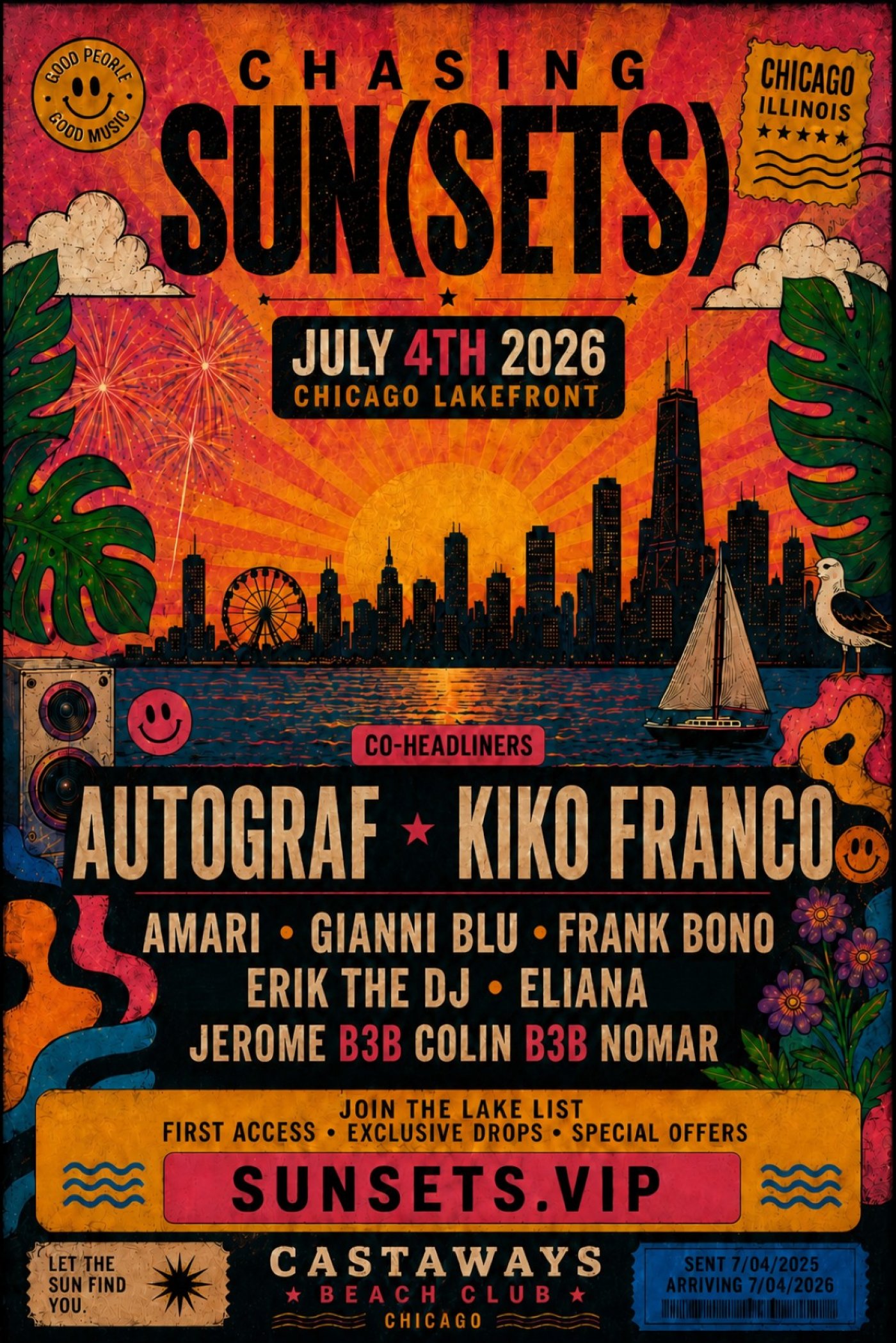 Chasing Sun(Sets) 2026 - TIER I - CLOSING - AUTOGRAF x KIKO FRANCO — Tickets