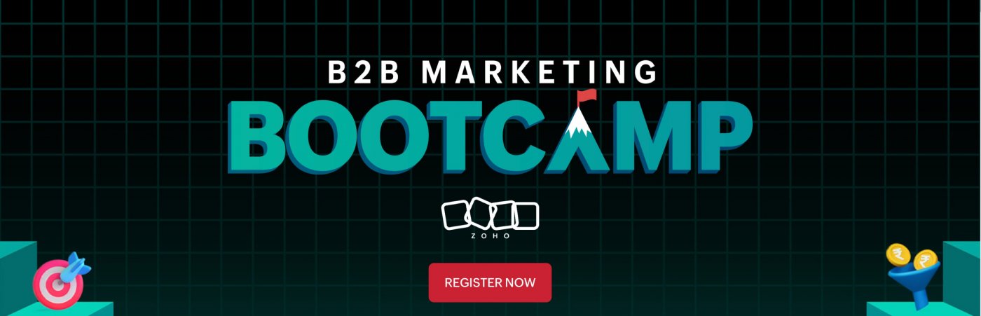 Zoho B2B Marketing Bootcamp - 2026