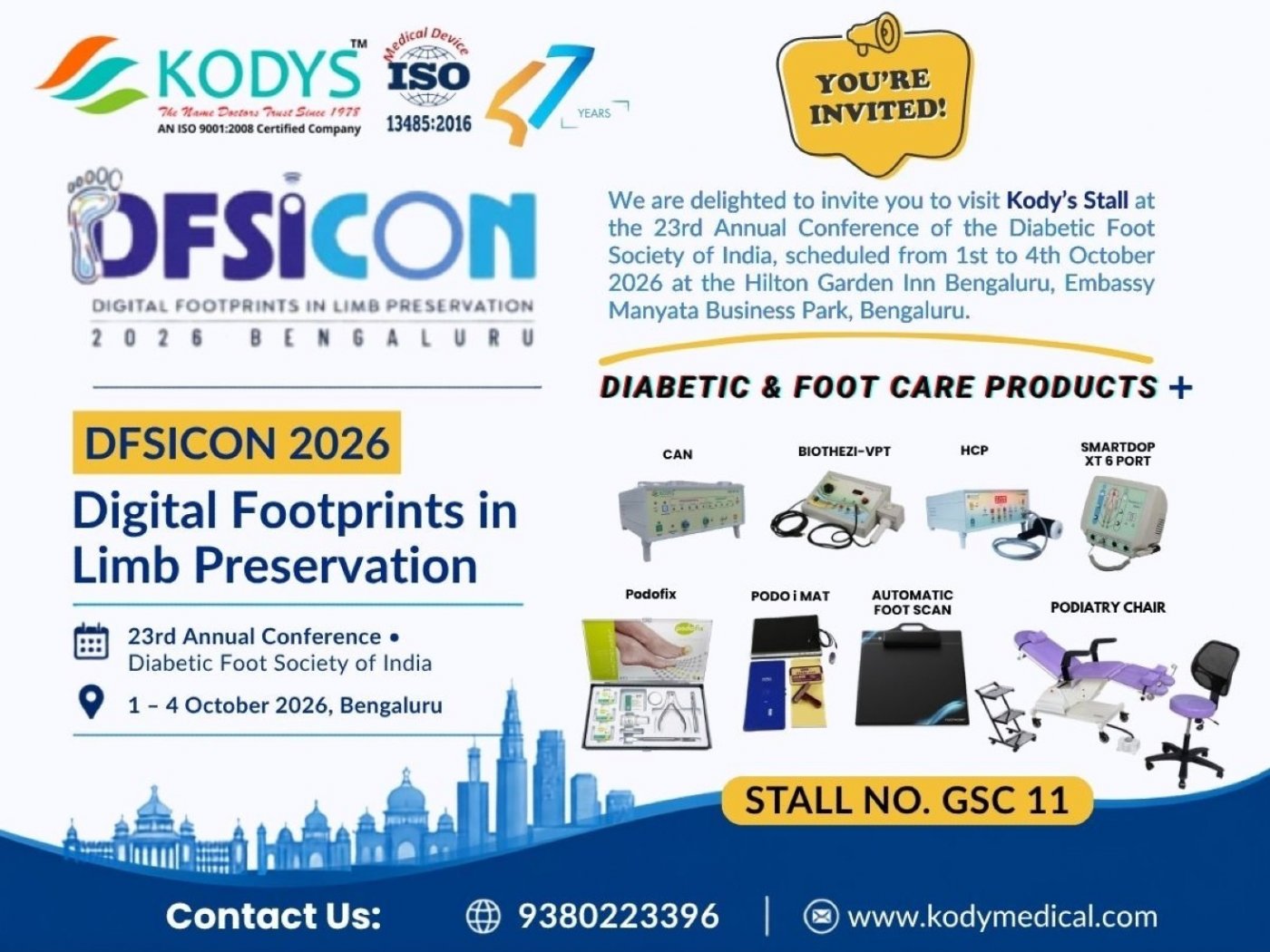23rd Annual Conference of the Diabetic Foot Society of India