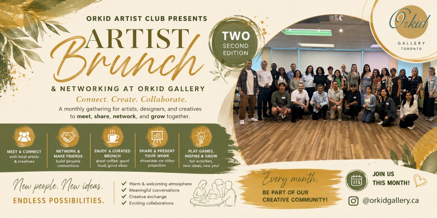 Artist Brunch and networking at Orkid Gallery
