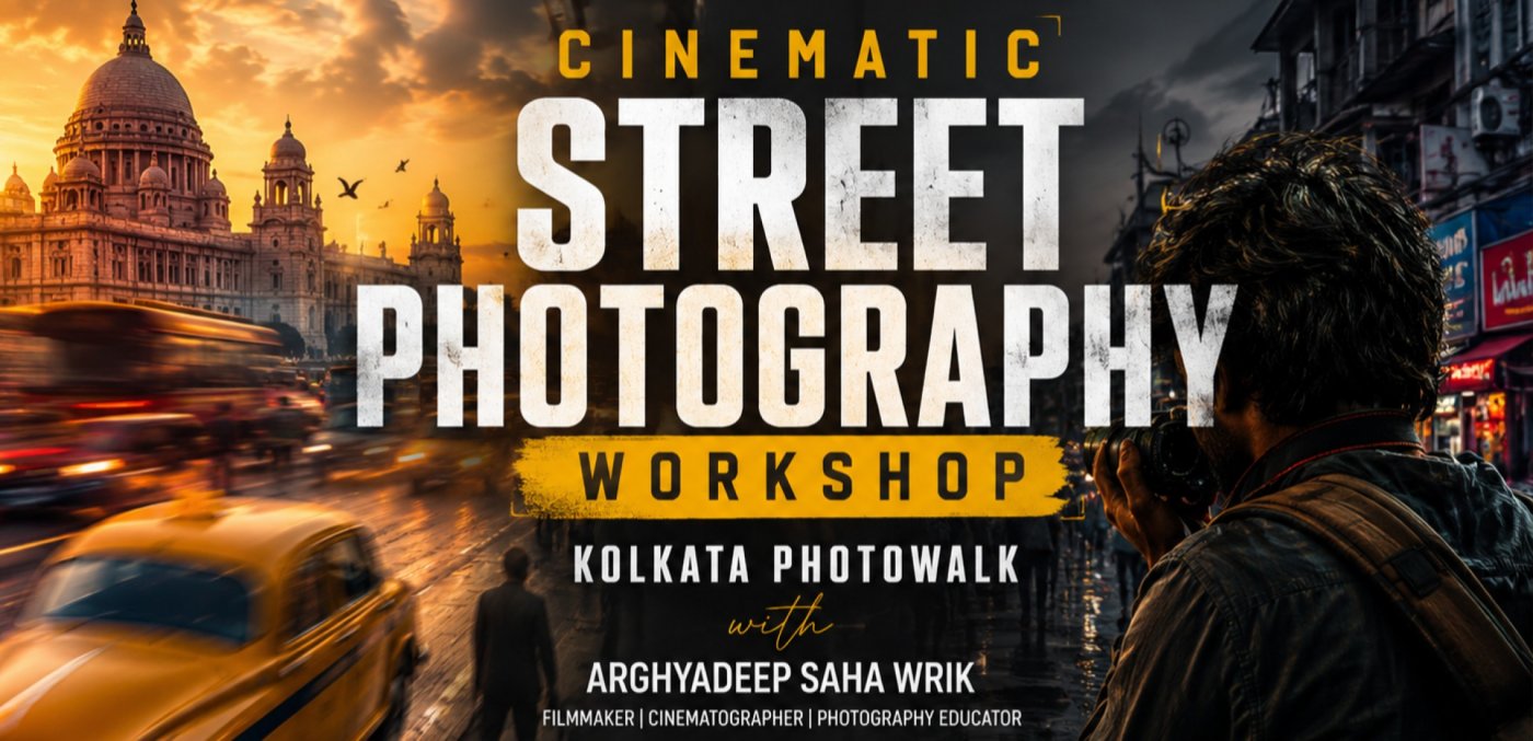Cinematic Street Photography Workshop | Kolkata Photowalk with Arghyadeep Saha Wrik