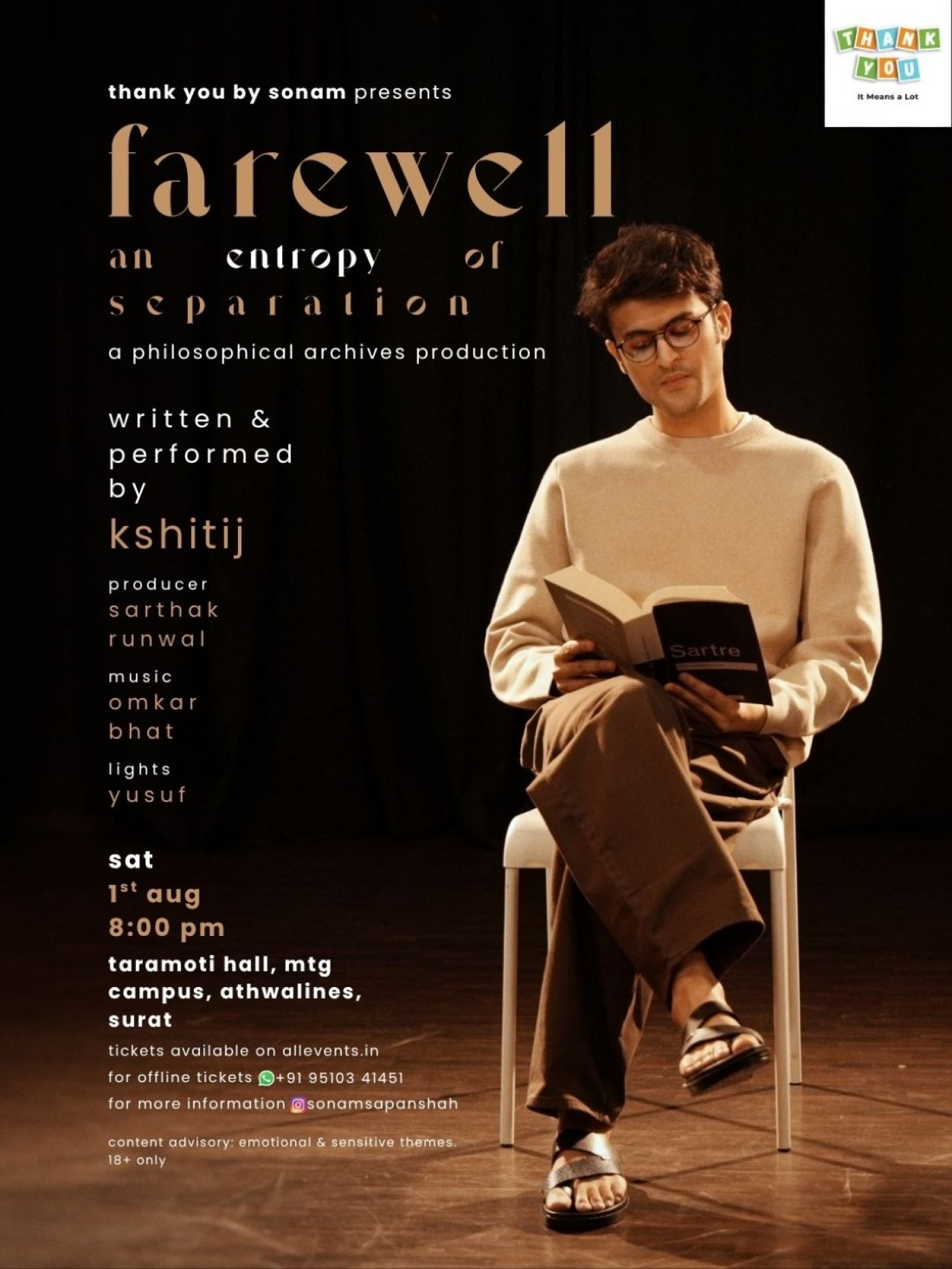 Farewell - An Entropy of Separation