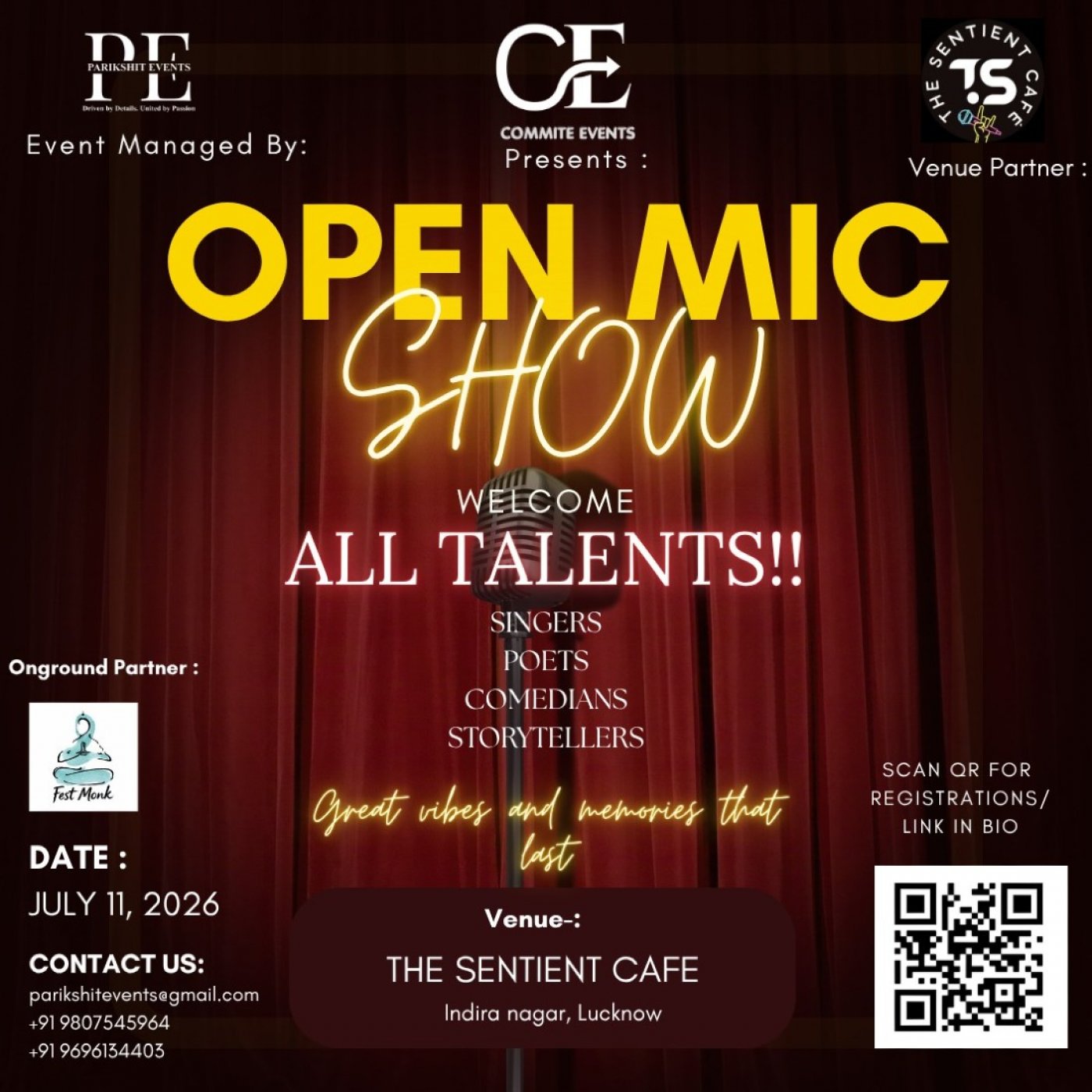 Open Mic Stage