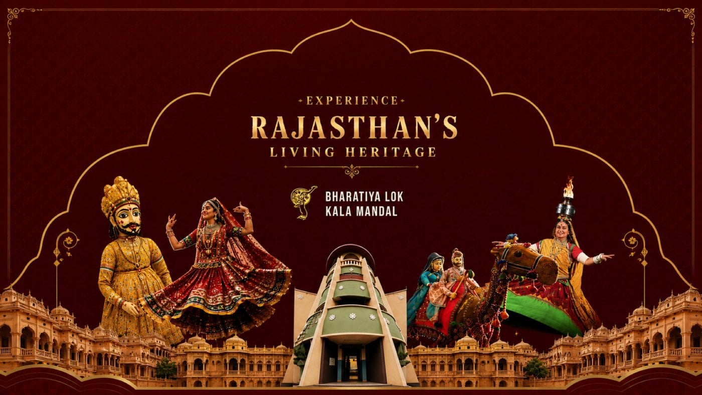 Online ticket booking powered by AllEvents begins at Udaipur's Bharatiya Lok Kala Mandal, book now from the comfort of your home