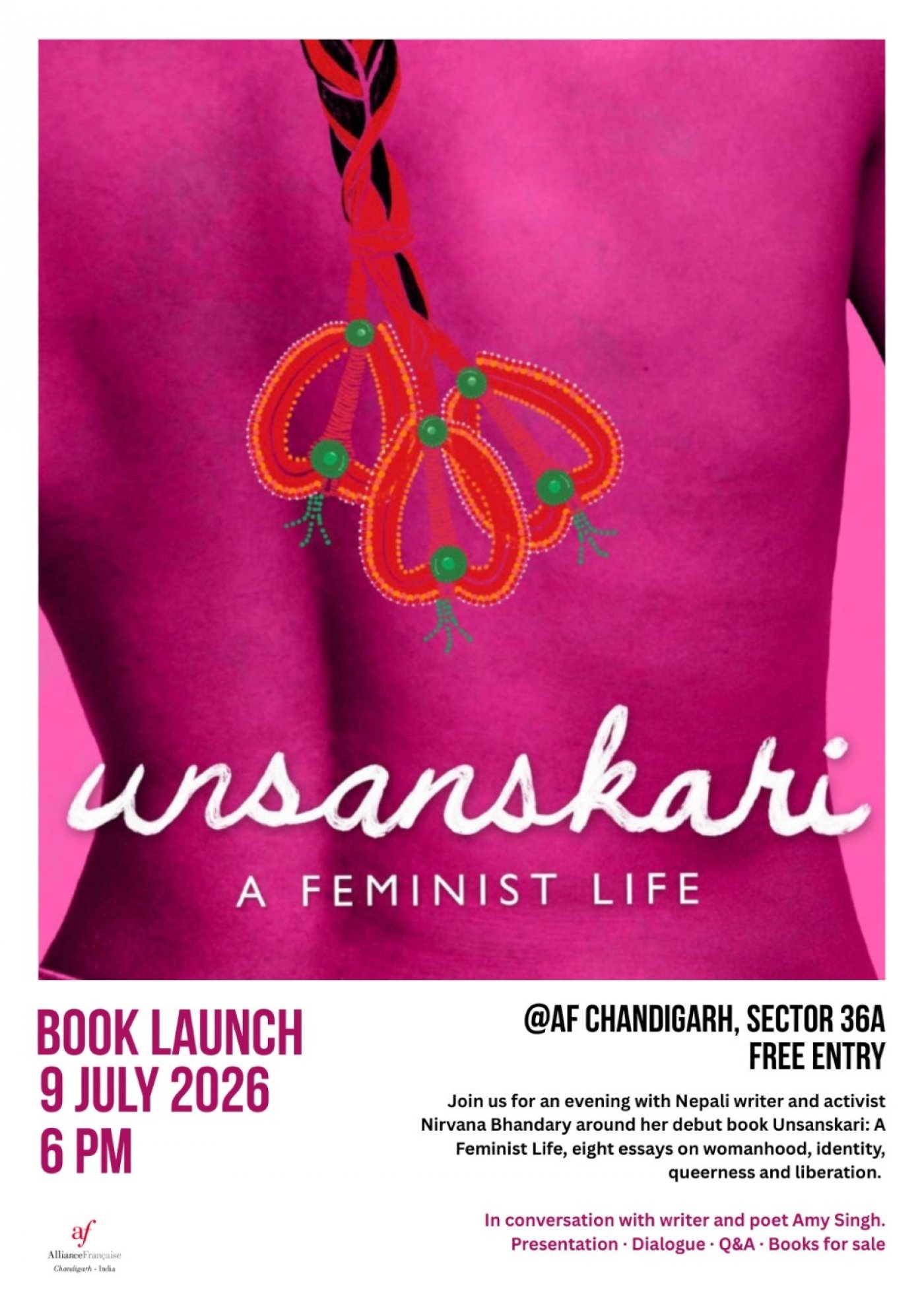 UNSANSKARI, A Feminist Life by Nirvana Bhandary