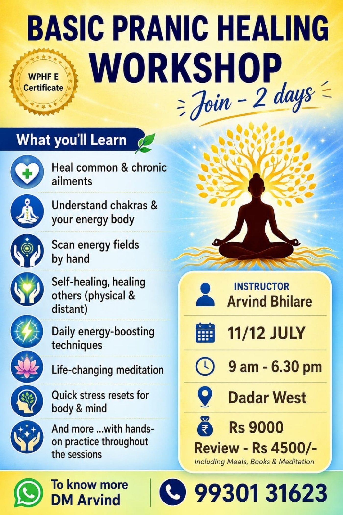 Basic Pranic Healing Workshop