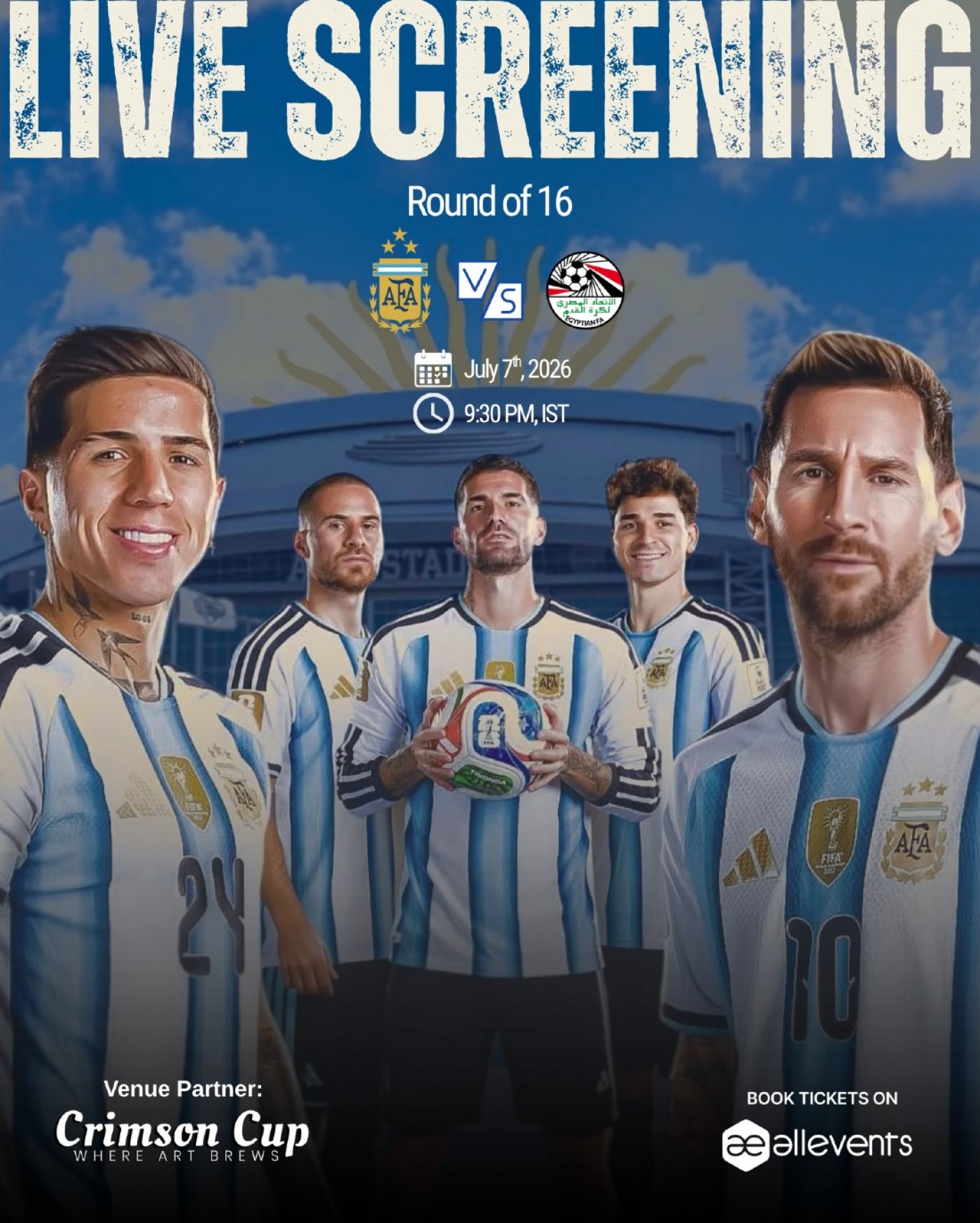 Argentina vs Egypt - Round of 16