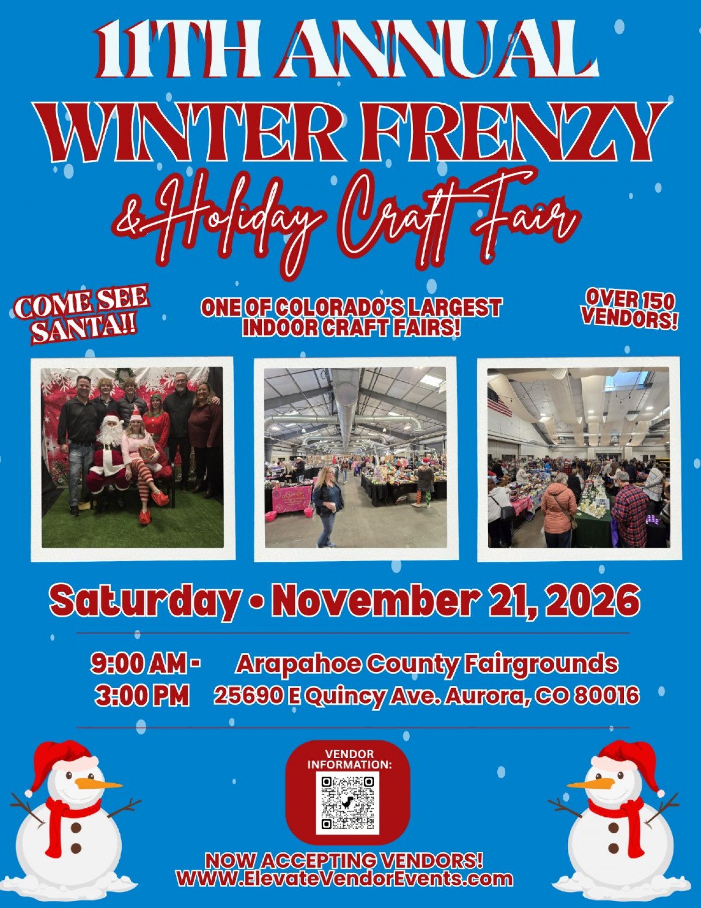 11th Annual Winter Frenzy & Holiday Craft Fair
