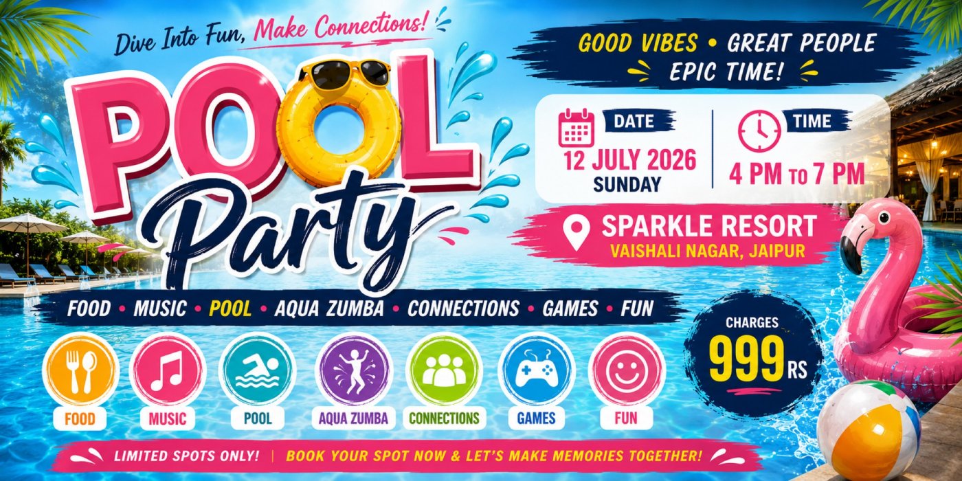 Pool party Jaipur