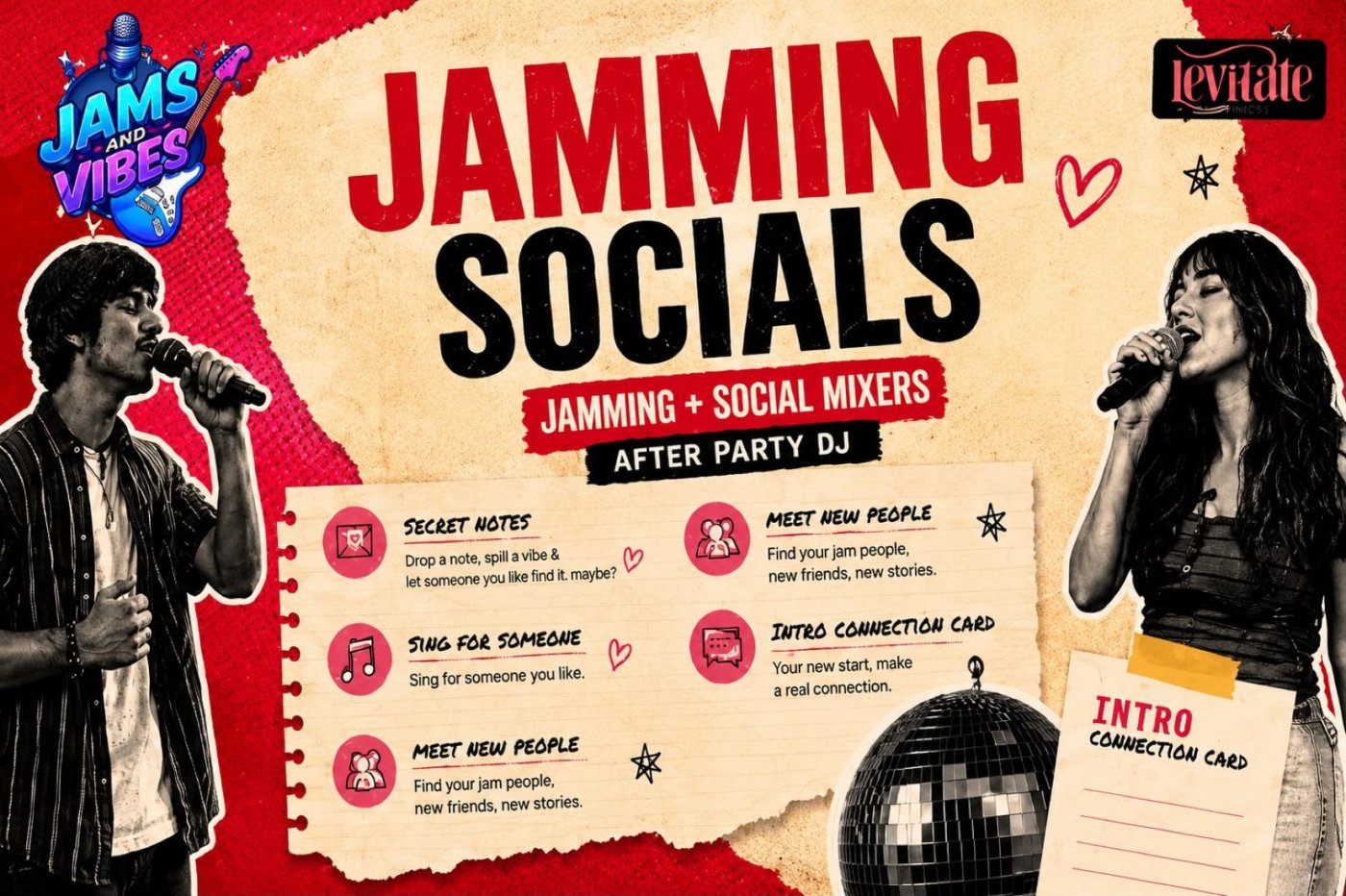 Jamming Socials (Jamming+Social Mixers)