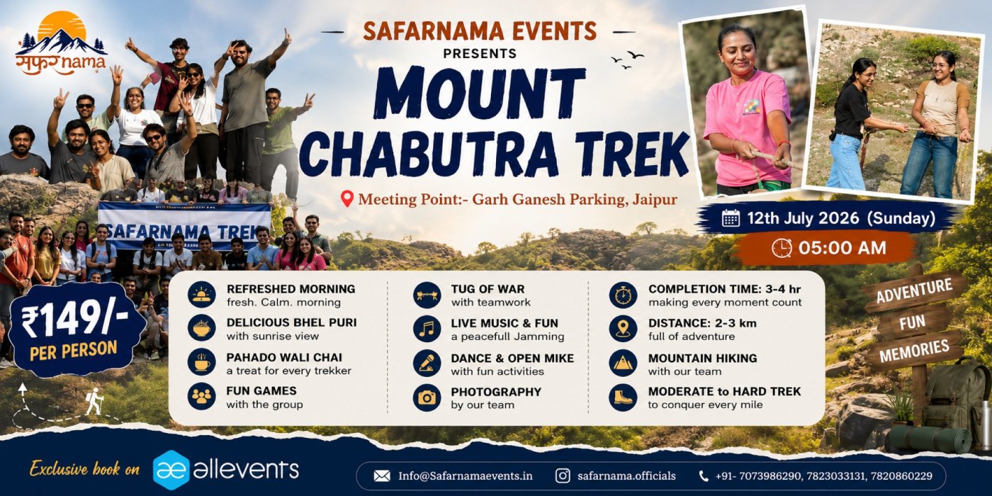 Mount Chabutra Trek | Sunday Trek - Jaipur