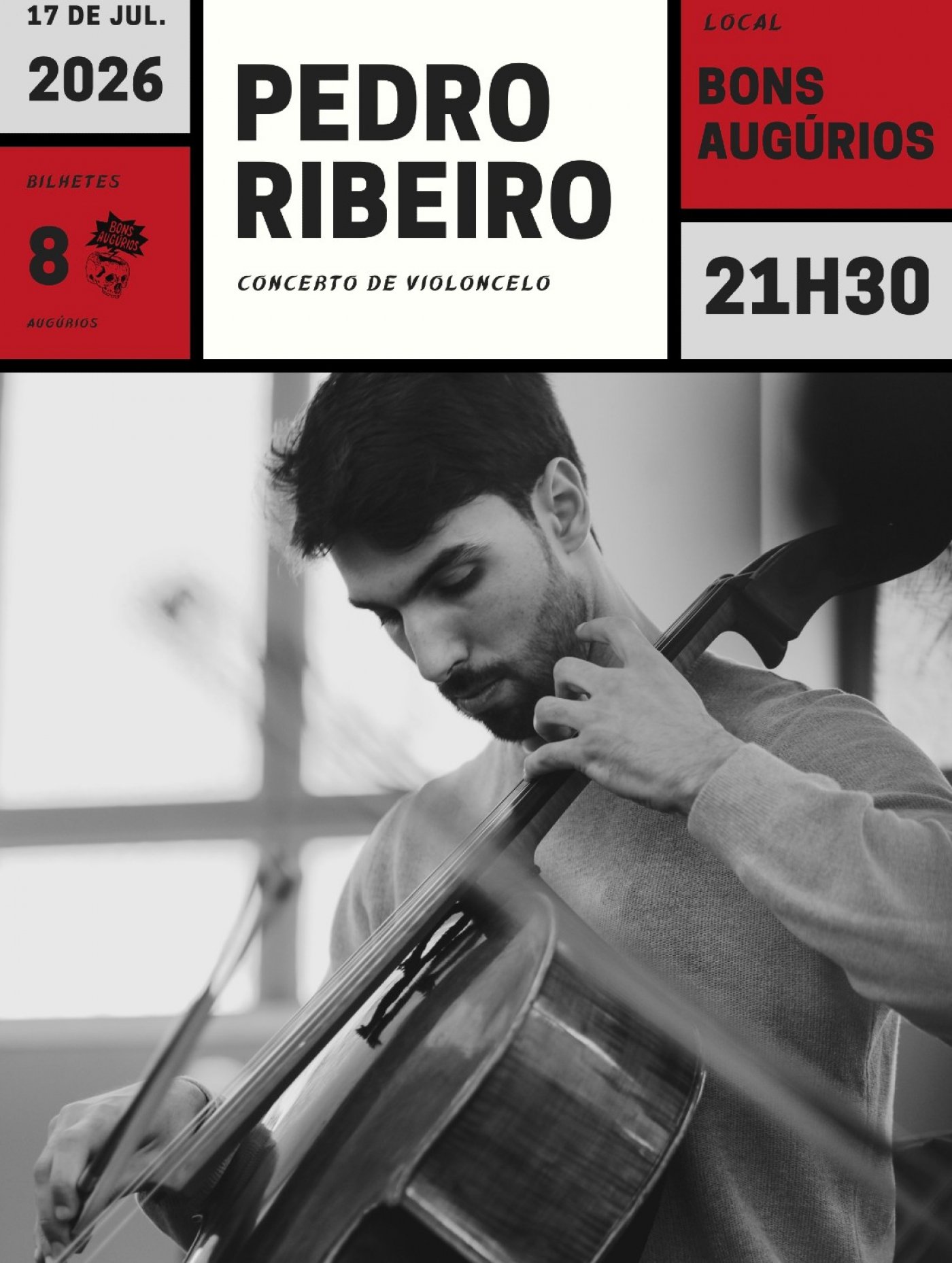 Pedro Ribeiro in an Amazing Cello Concert