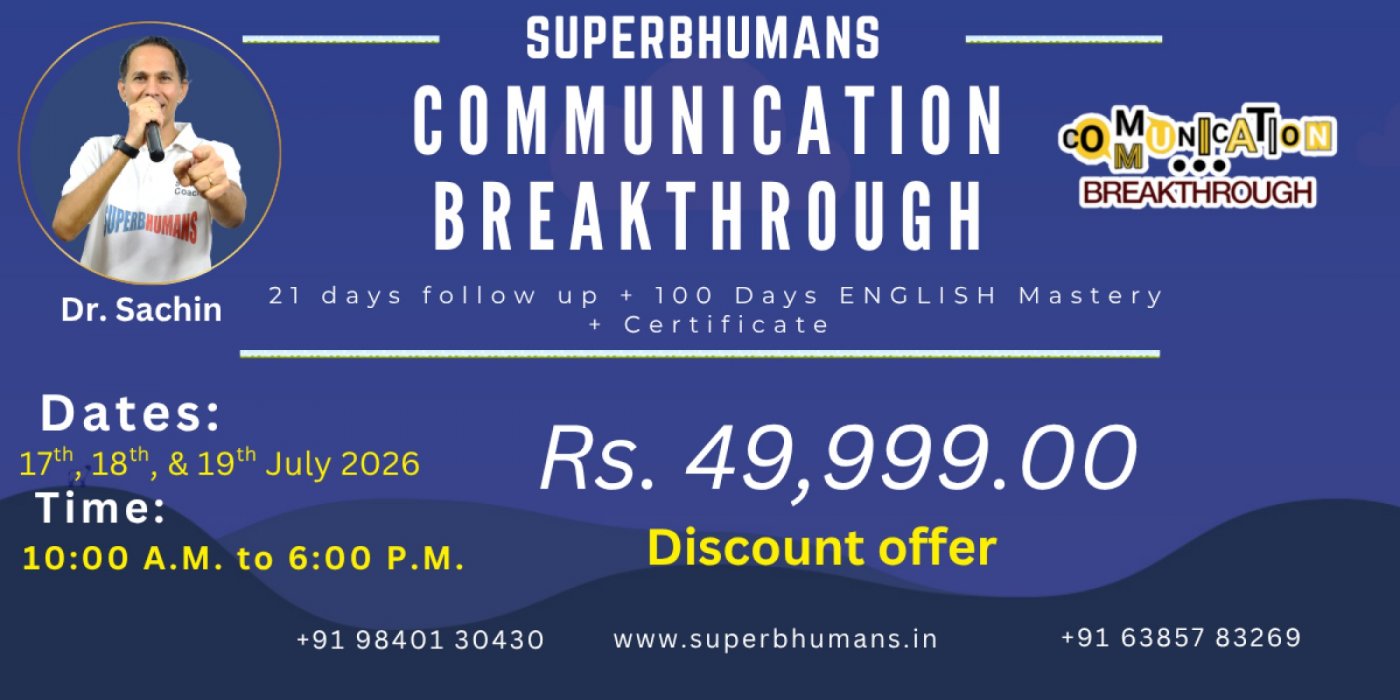 Communication Breakthrough - Speak with confidence + Master Public Speaking