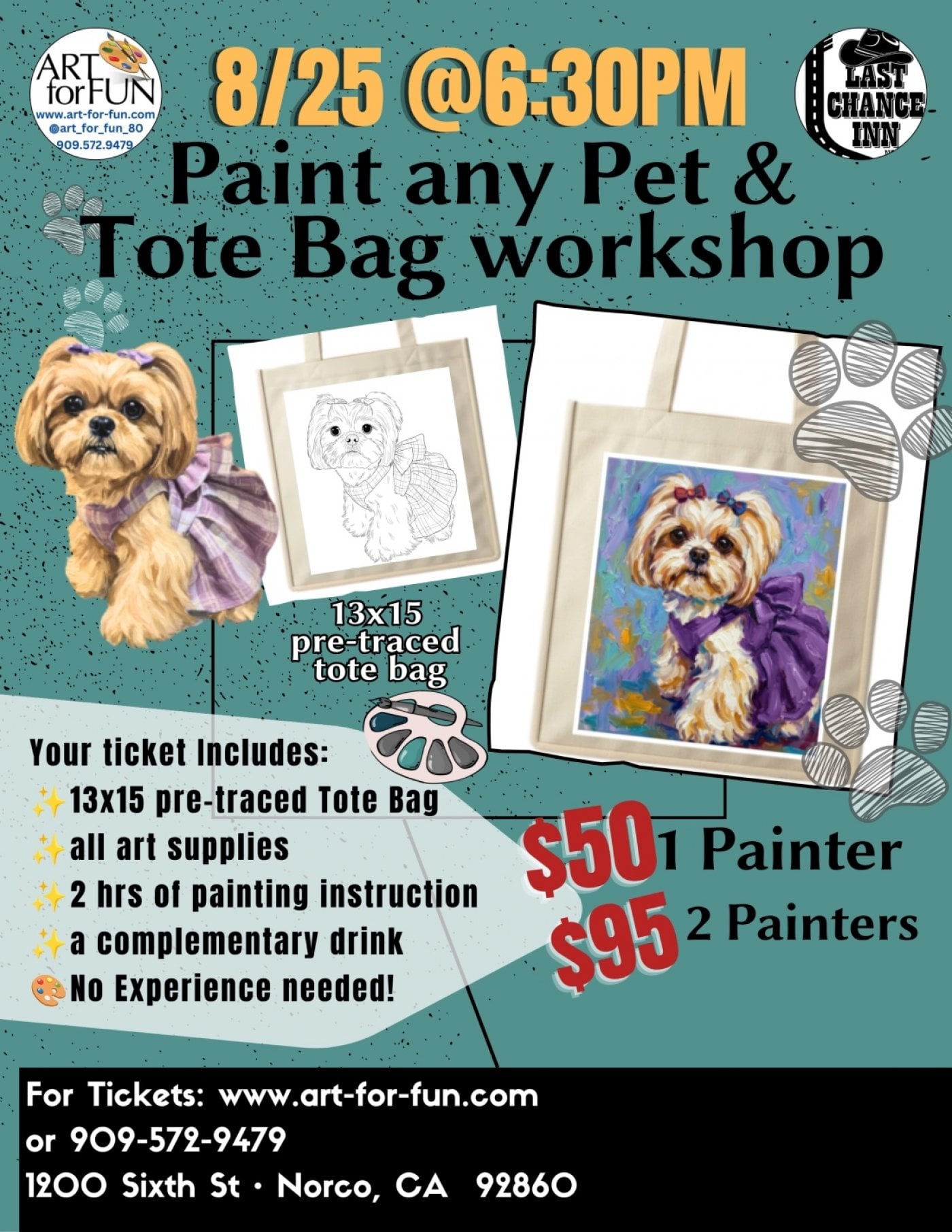 Paint a pet Nite @Last Chance Inn Lounge