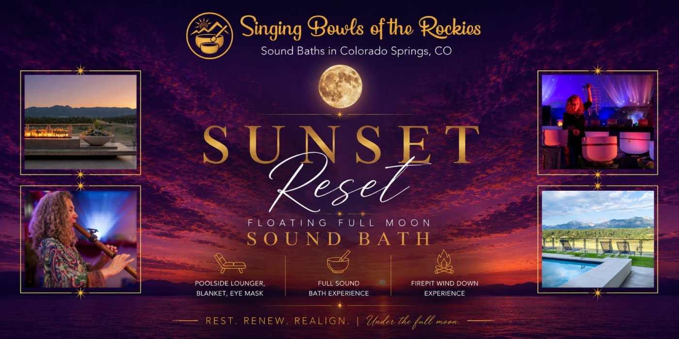 Sunset Reset: Floating Full Moon Sound Bath