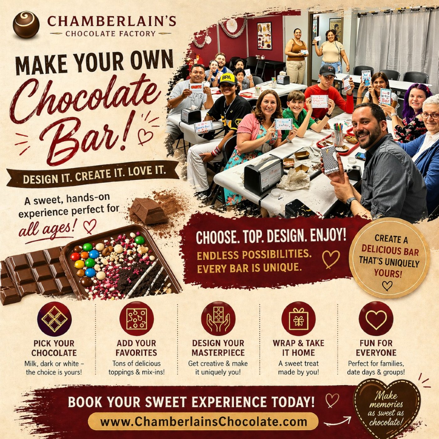 Kids and Adults Chocolate Making Workshop, Roswell