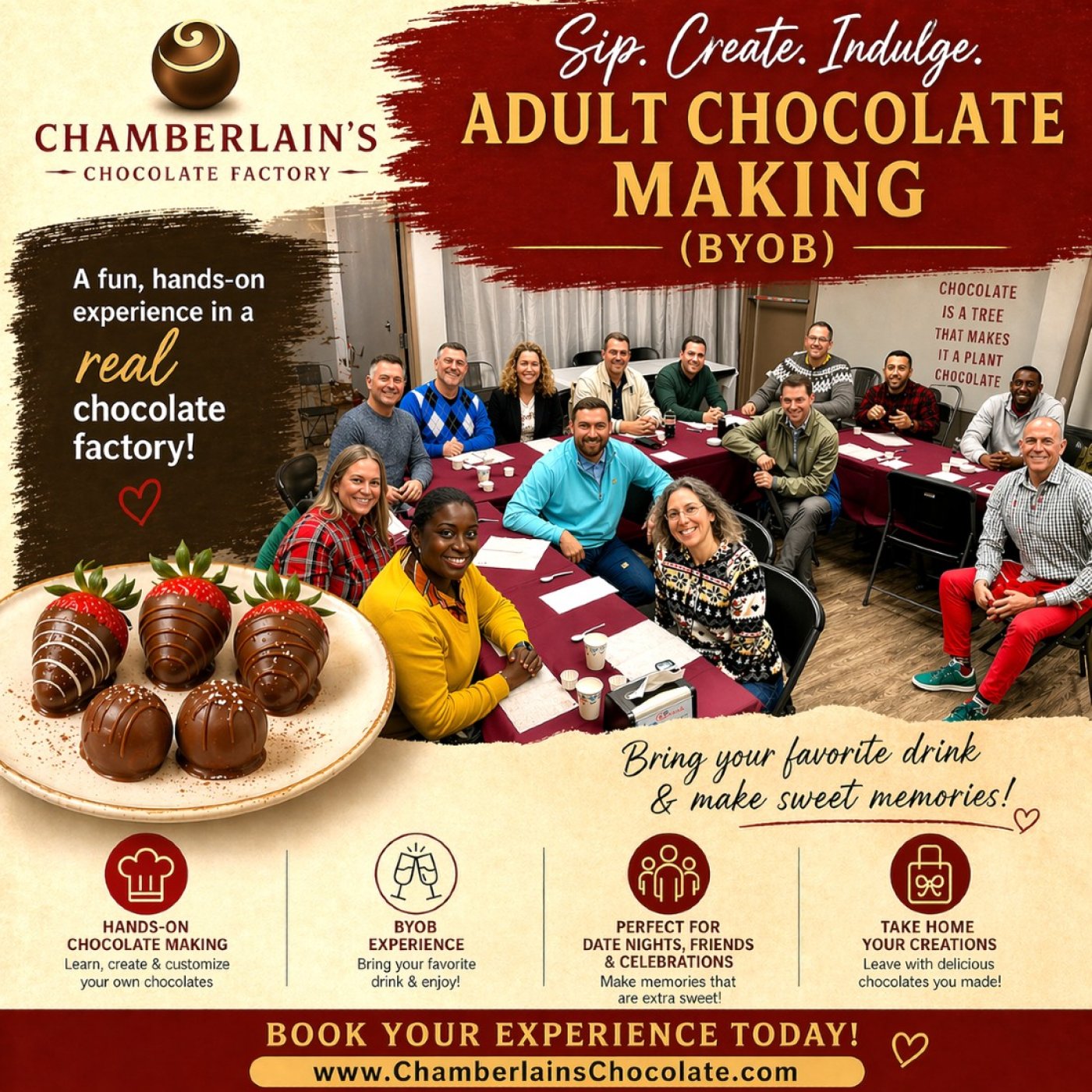 Adult BYOB Chocolate Making Workshop Roswell