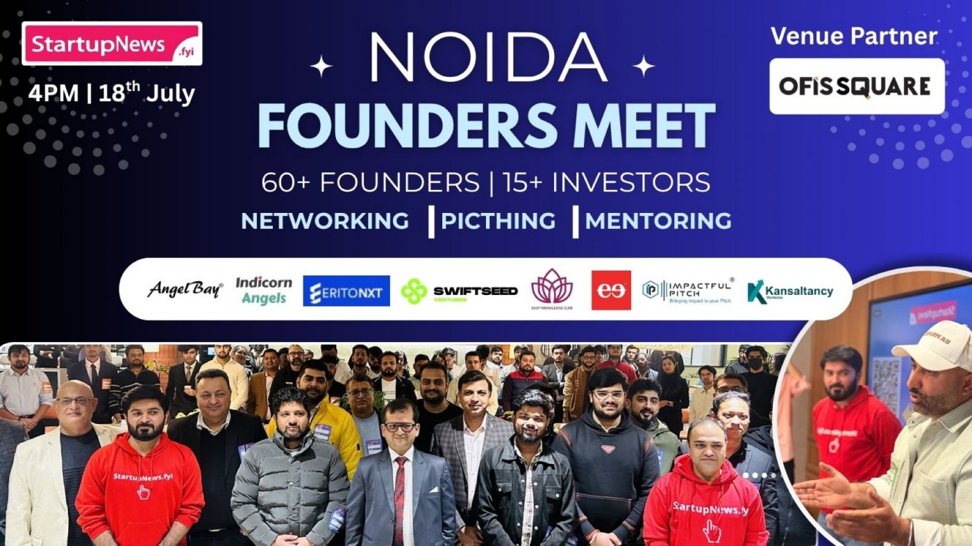 Startup Meetup Noida — Founders & Angel Investors | 18 July 2026