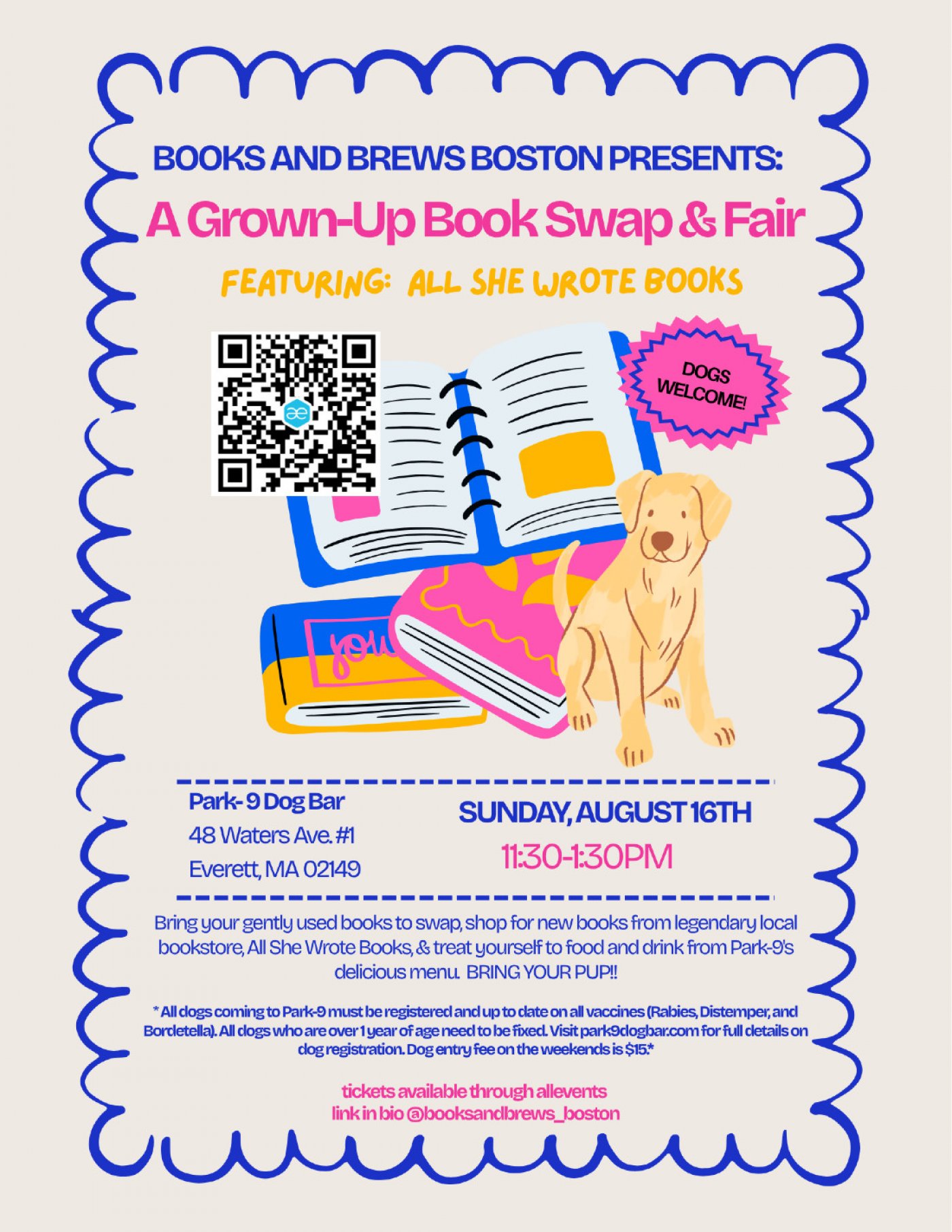 A Grown-Up Book Fair & Swap